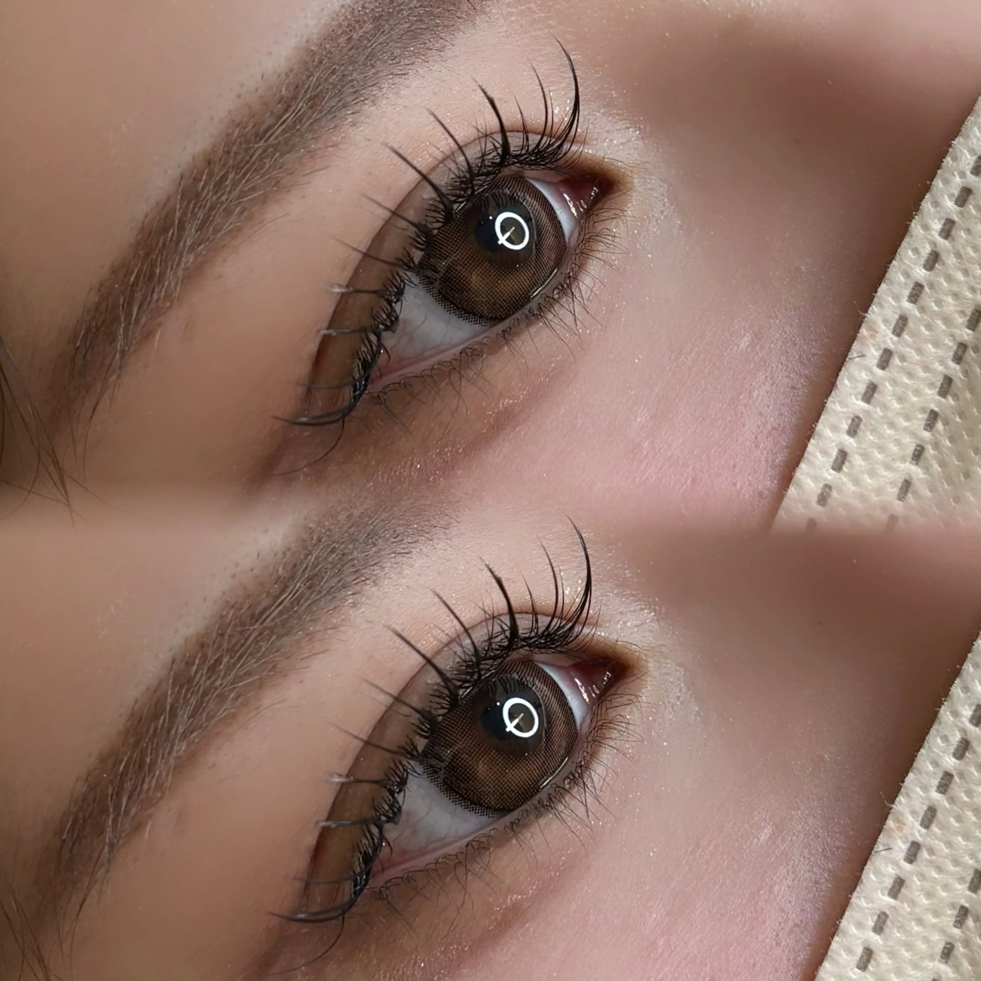 マツエクモデルメニュー100​〜​140本♪フラットラッシュ🎀束感コーティング仕上げ！の写真