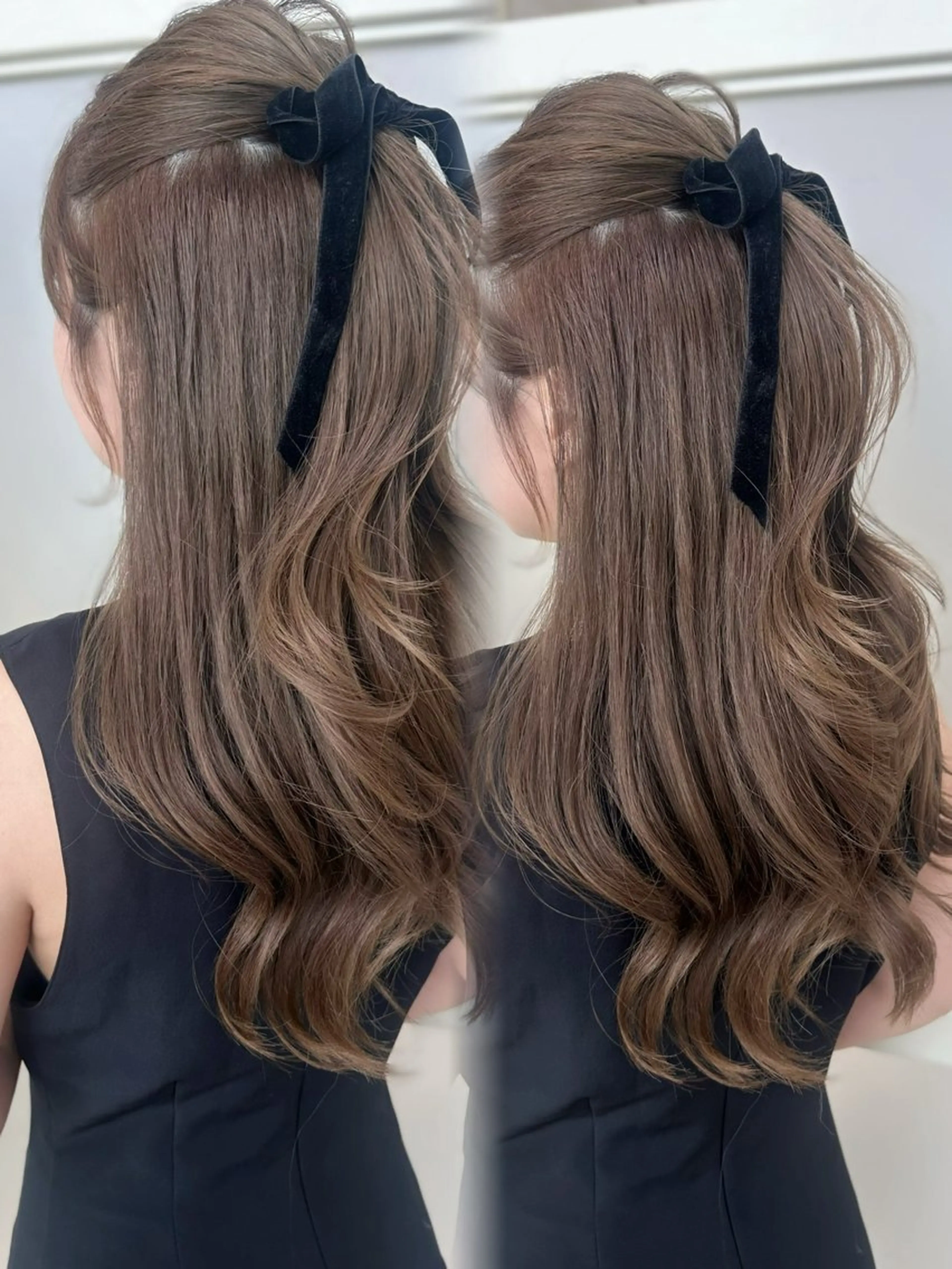 ロング oto🎀×美髪× シースルー前髪🤍のヘアスタイル