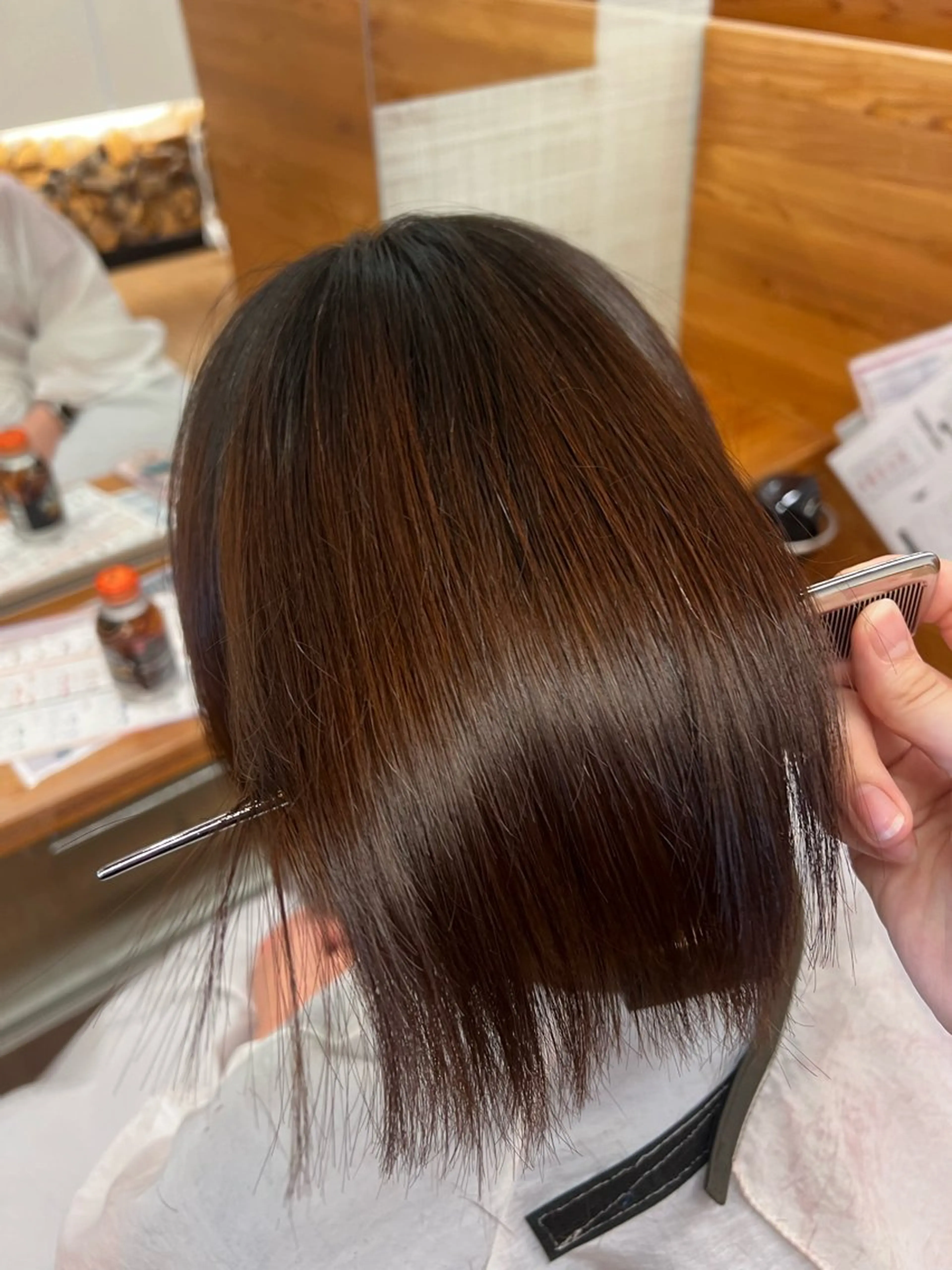 ミディアム カラー 髪質改善 🎀渡部 凜花/髪質 改善/艶髪🎀のヘアスタイル