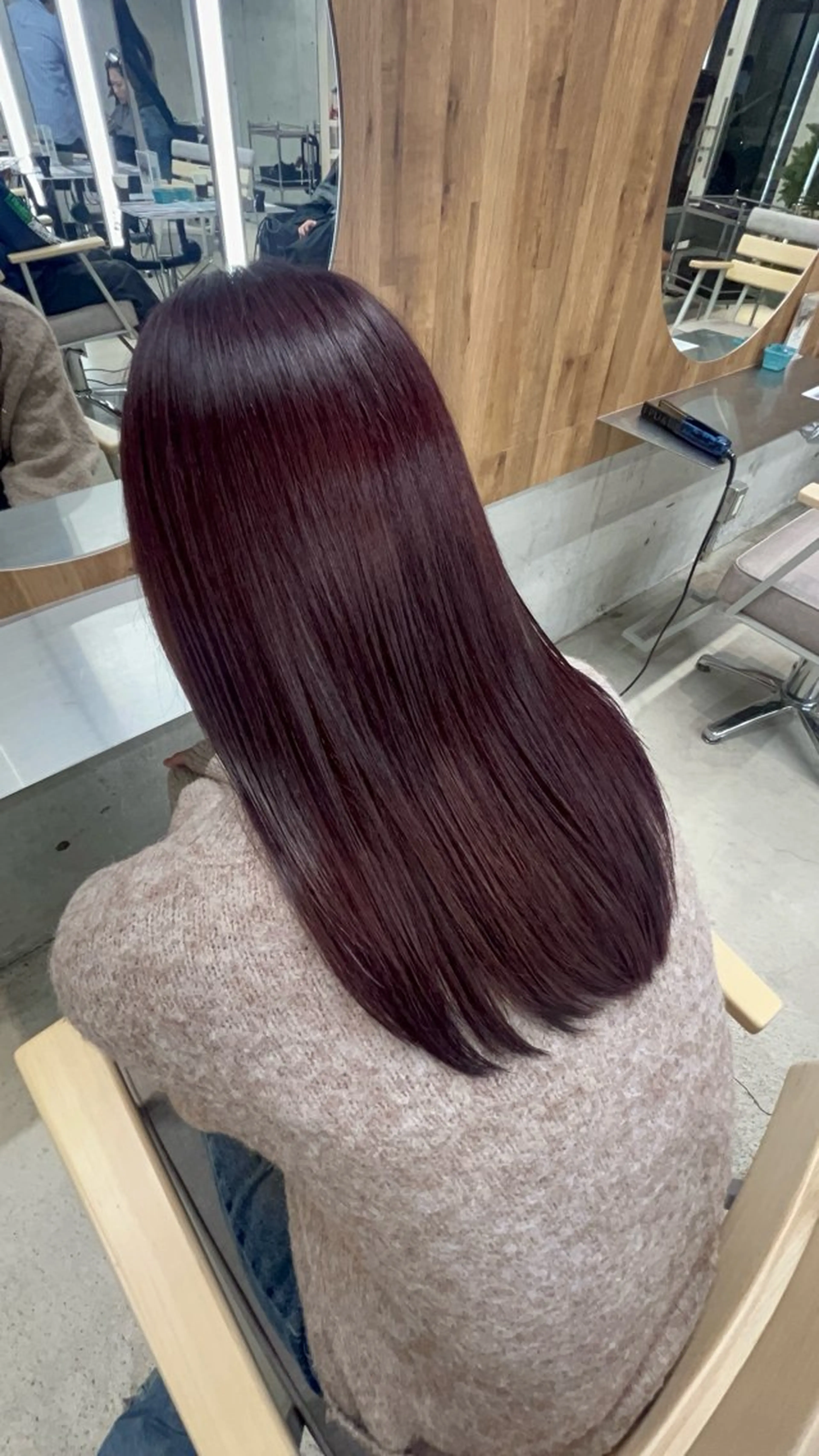 セミロング ヘアカラー トリートメント ヘアセット 透明感カラー/ ブリーチ/💓パタオのヘアスタイル