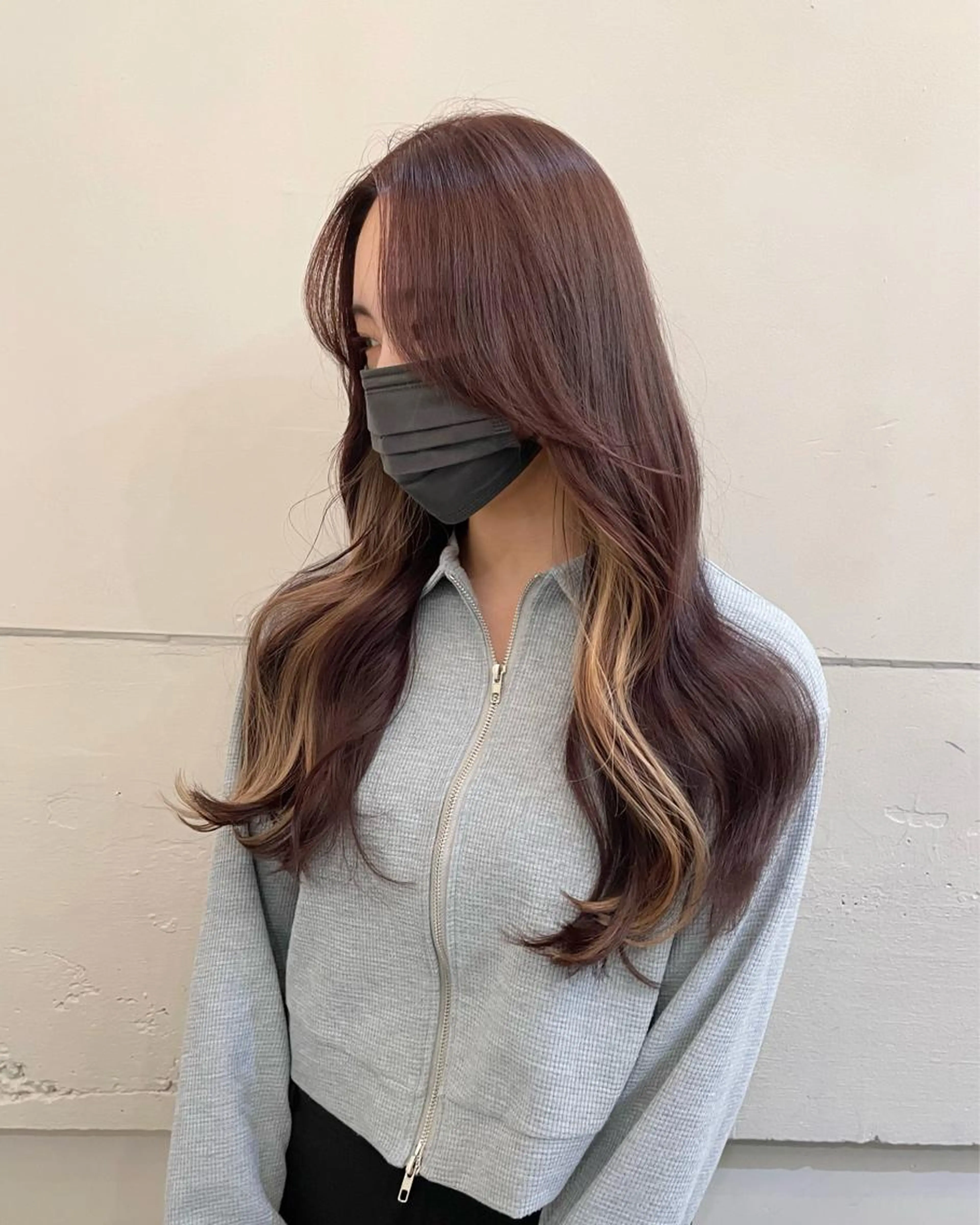 【イメチェンカラー】カット＋イヤリングカラー（インナーカラー）🕊の写真