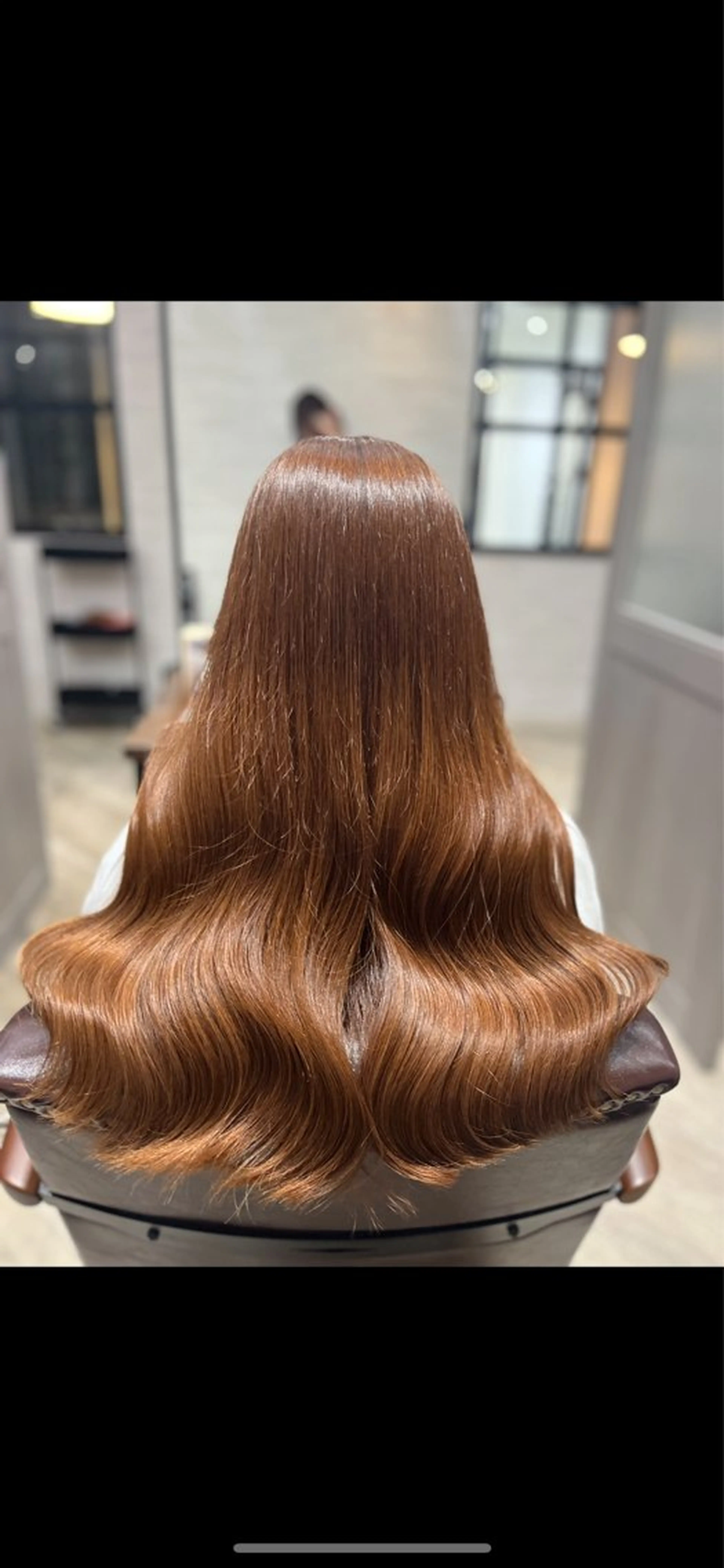 ロング カラー ブラウンカラー オレンジ オレンジブラウン カット ヘアカラー トリートメント 🫧ぷる艶カラー🫧 Yuubi🦩のヘアスタイル