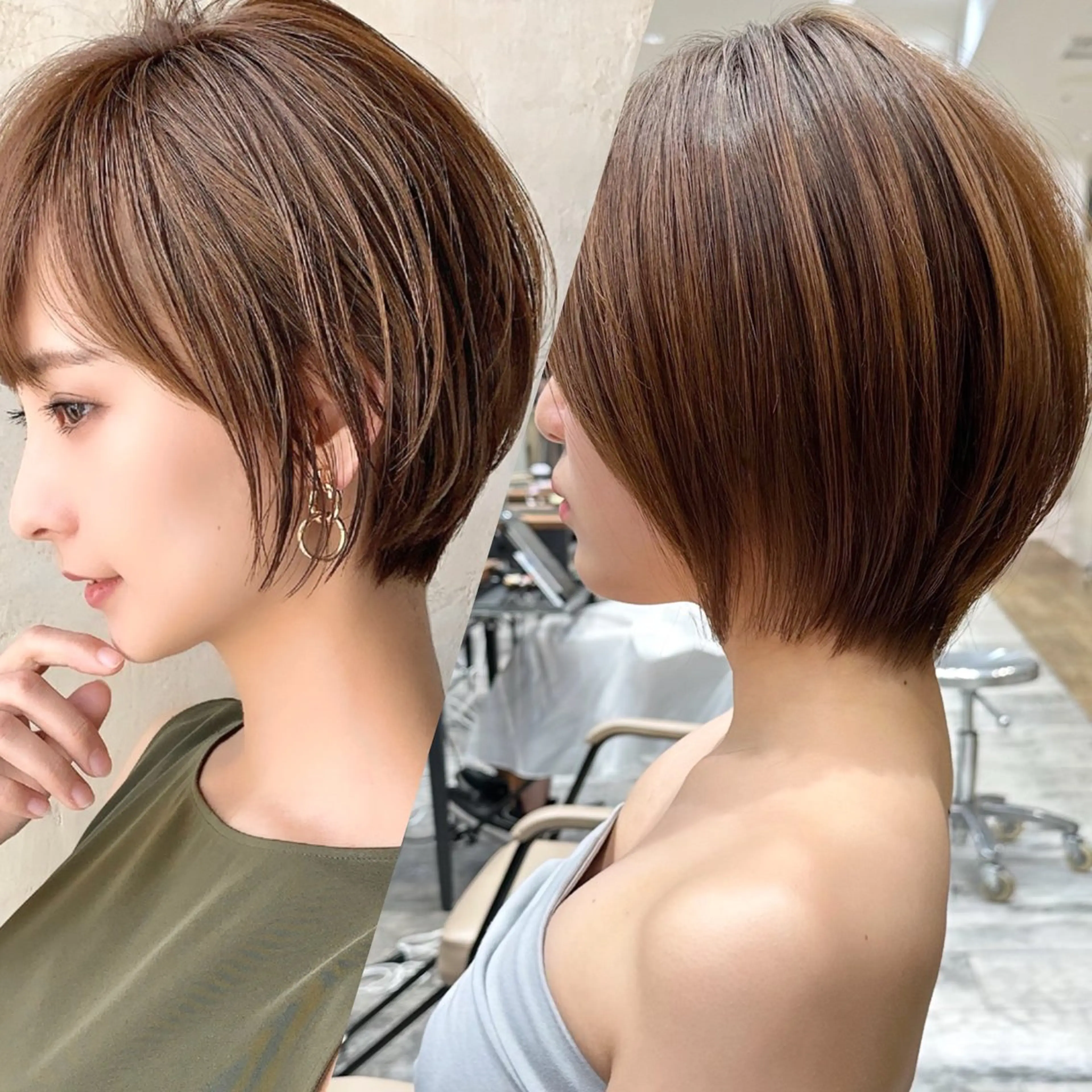 ショート カラー ショートボブ ボブ 似合わせカット ショートヘア 小顔カット カット ヘアカラー トリートメント ショート、ボブの神✨ 峯朋也✂︎✨のヘアスタイル