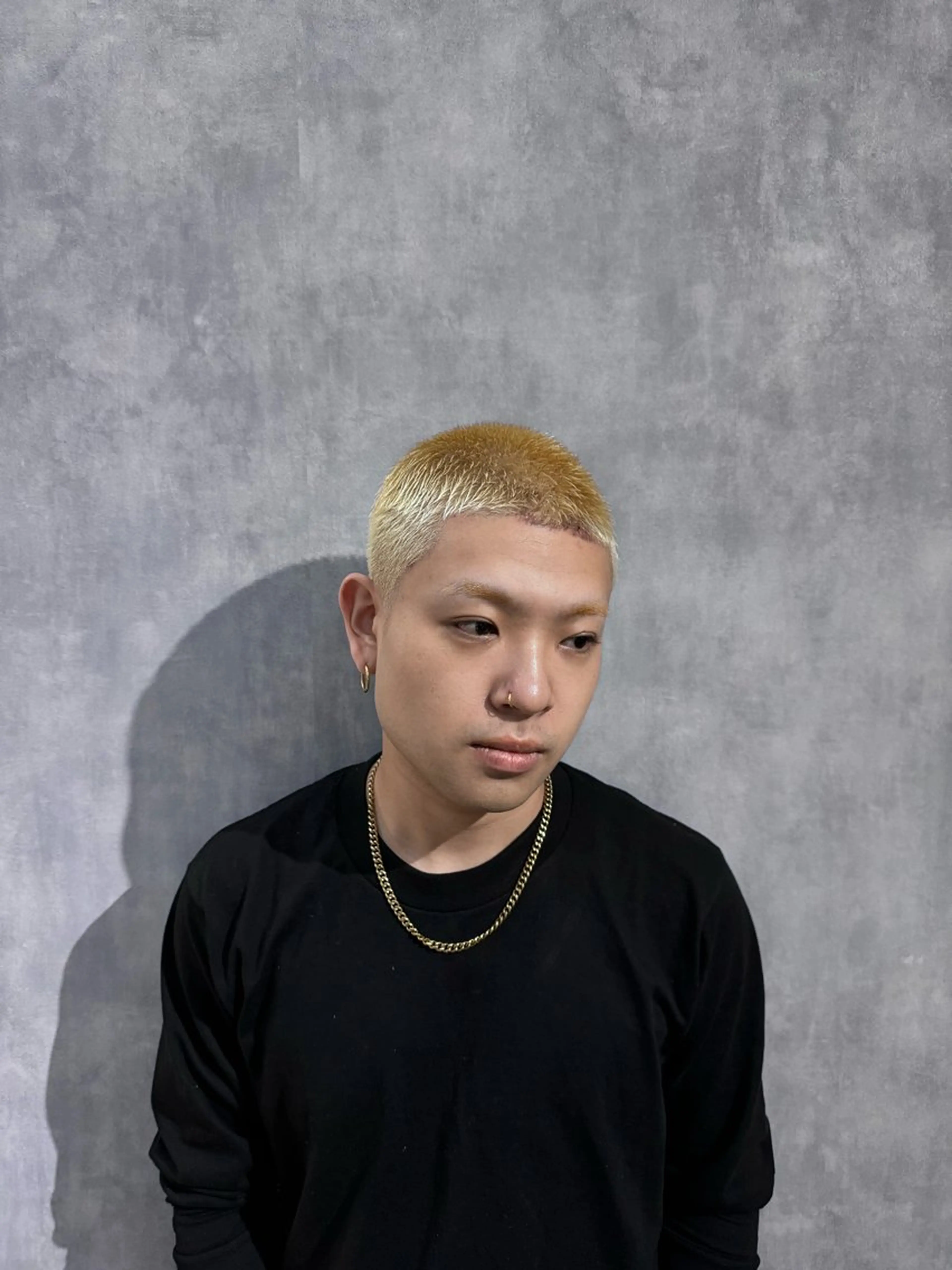 カラー メンズ メンズブリーチ ブリーチ ヘアカラー NAOKI /海外風のヘアスタイル