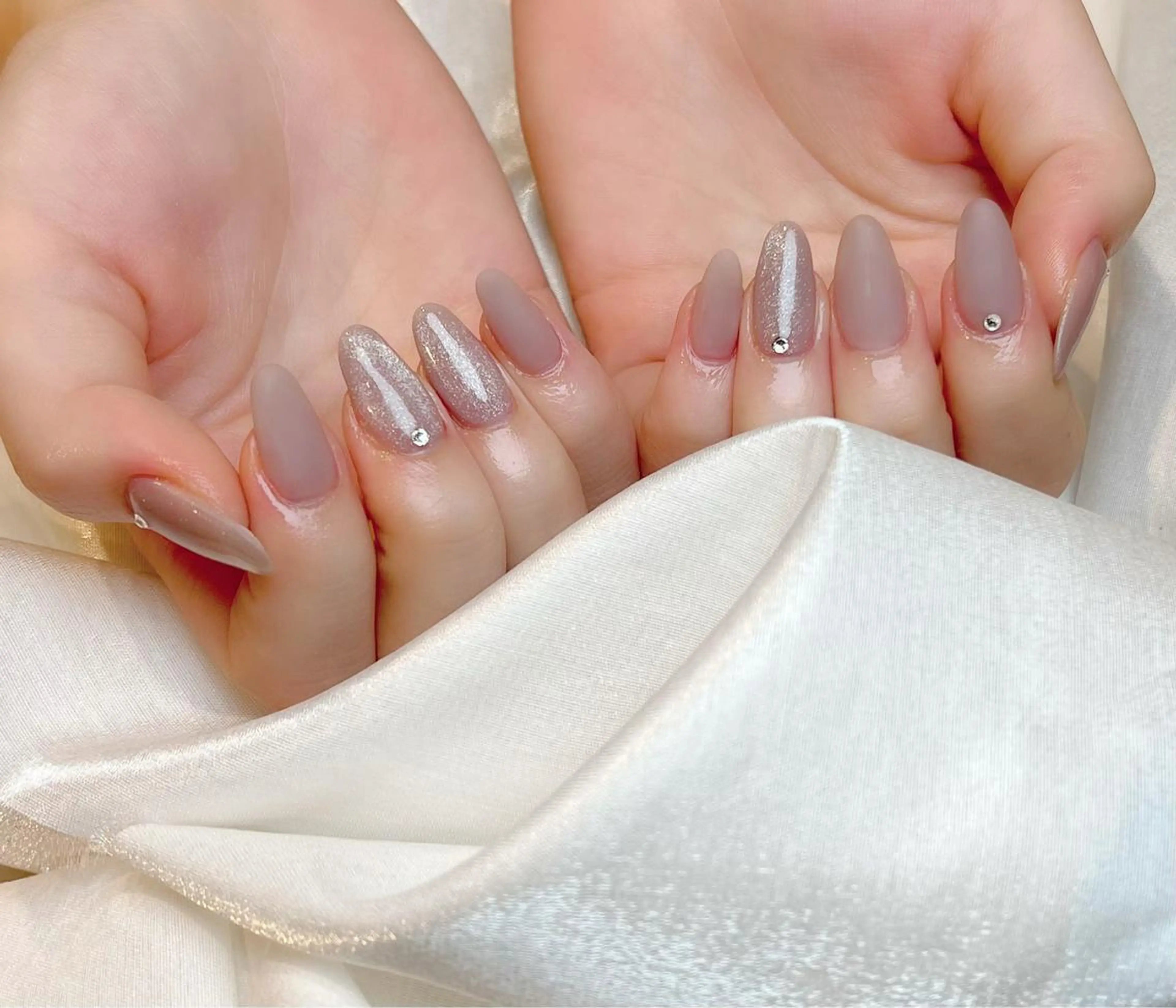 ネイル マグネットネイル マットネイル Lino+ ネイル&よもぎ蒸しのネイルデザイン