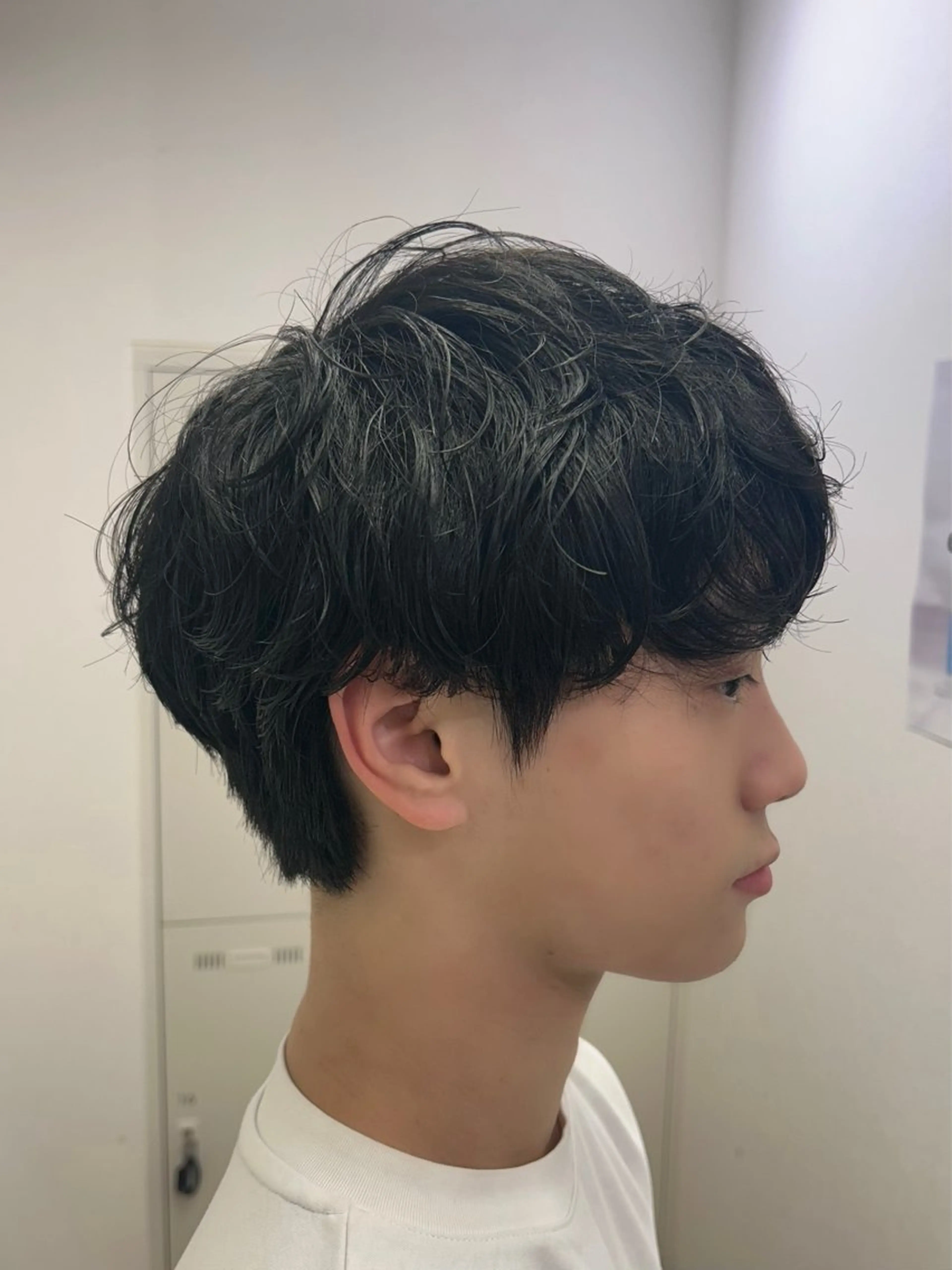 ミディアム パーマ メンズ カット パーマ ♠️メンズ特化／ 社 由樹♠️のヘアスタイル