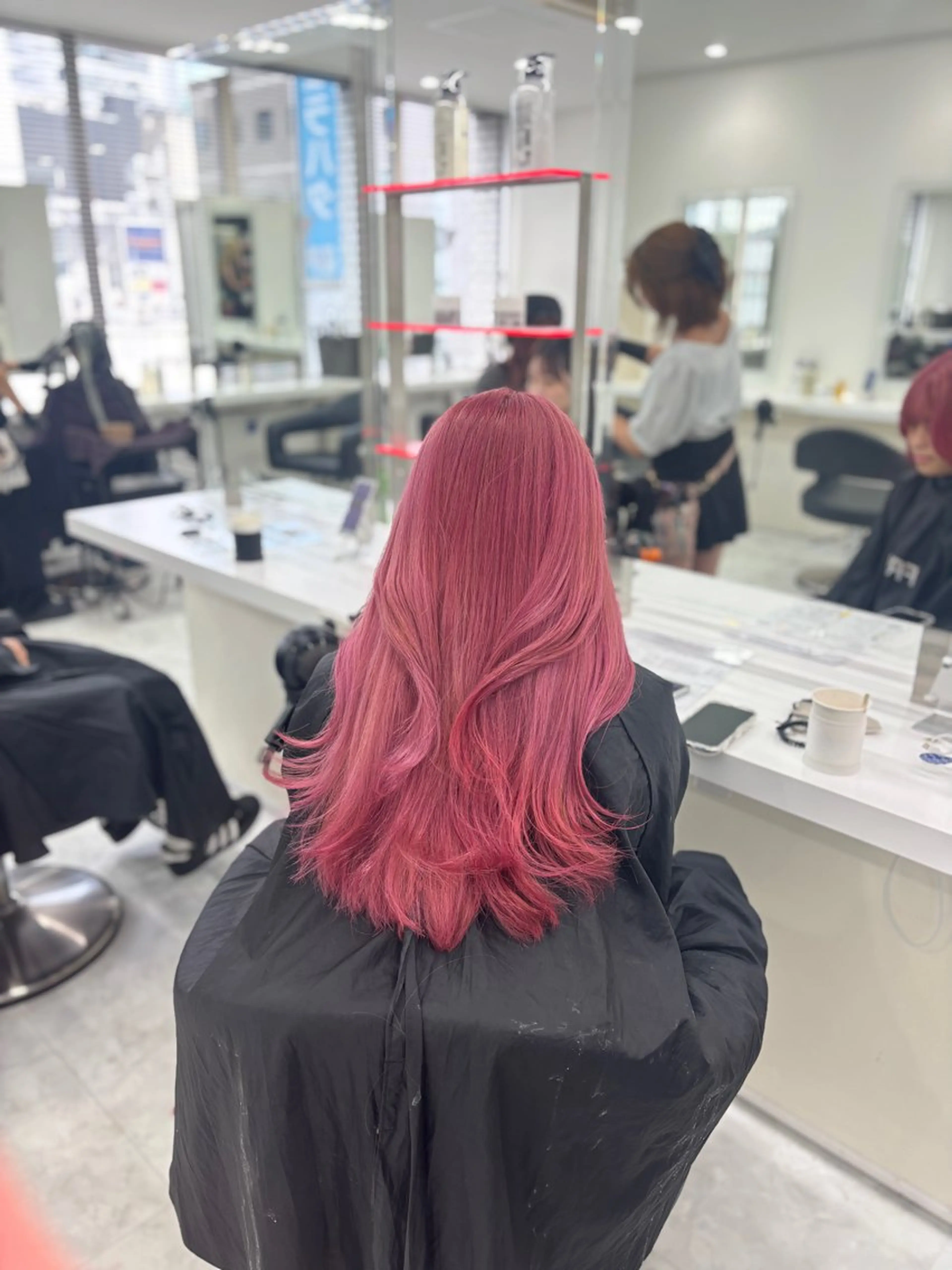 カラー ヘアカラー トリートメント ヘッドスパ ヘアセット 🎀ハイトーン✖︎ 暖色🎀RYUKAのヘアスタイル