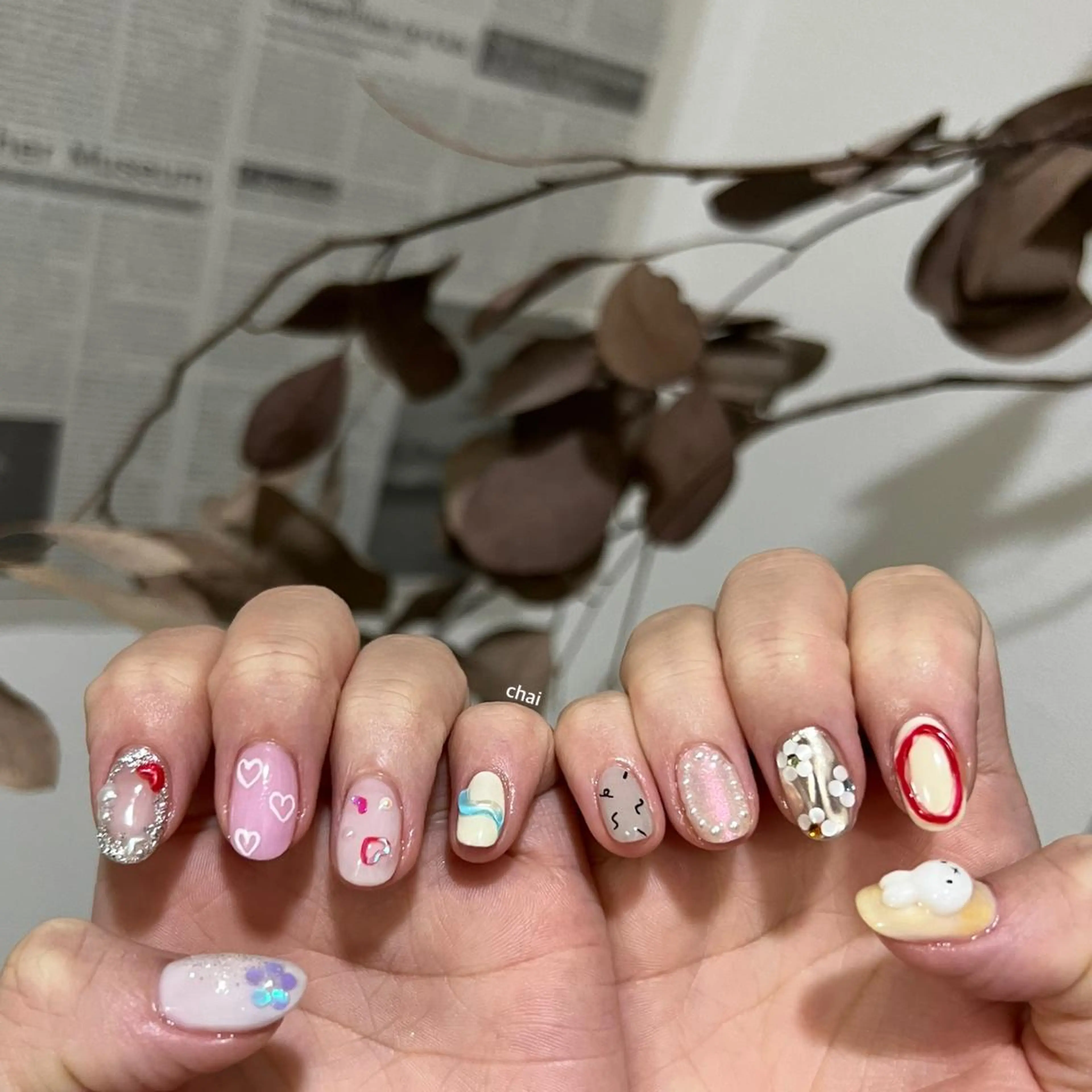 ネイル ハート ニュアンスネイル ハンドネイル 💅 Ai.のネイルデザイン