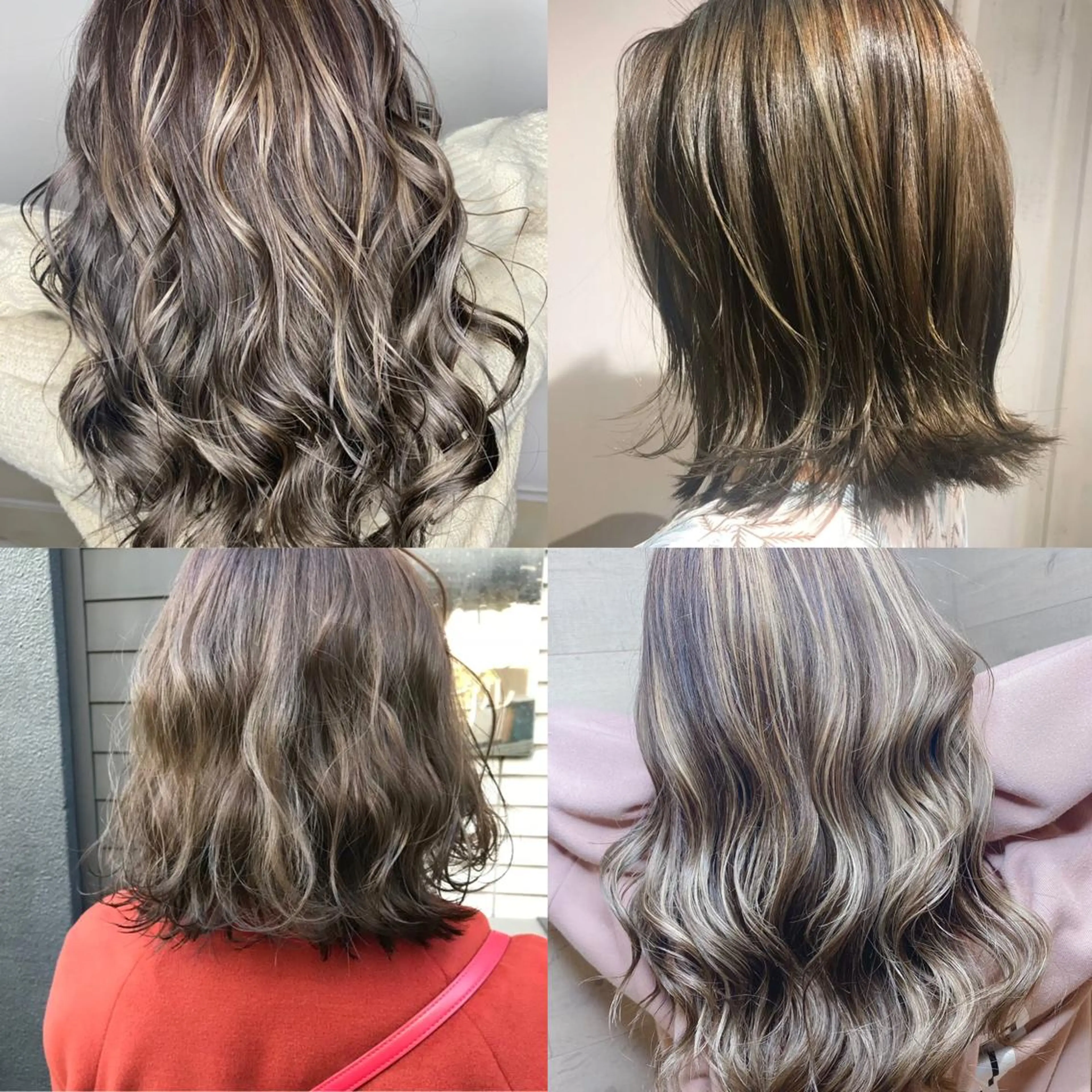 セミロング カラー ヘアアレンジ 平原 ミレイのヘアスタイル