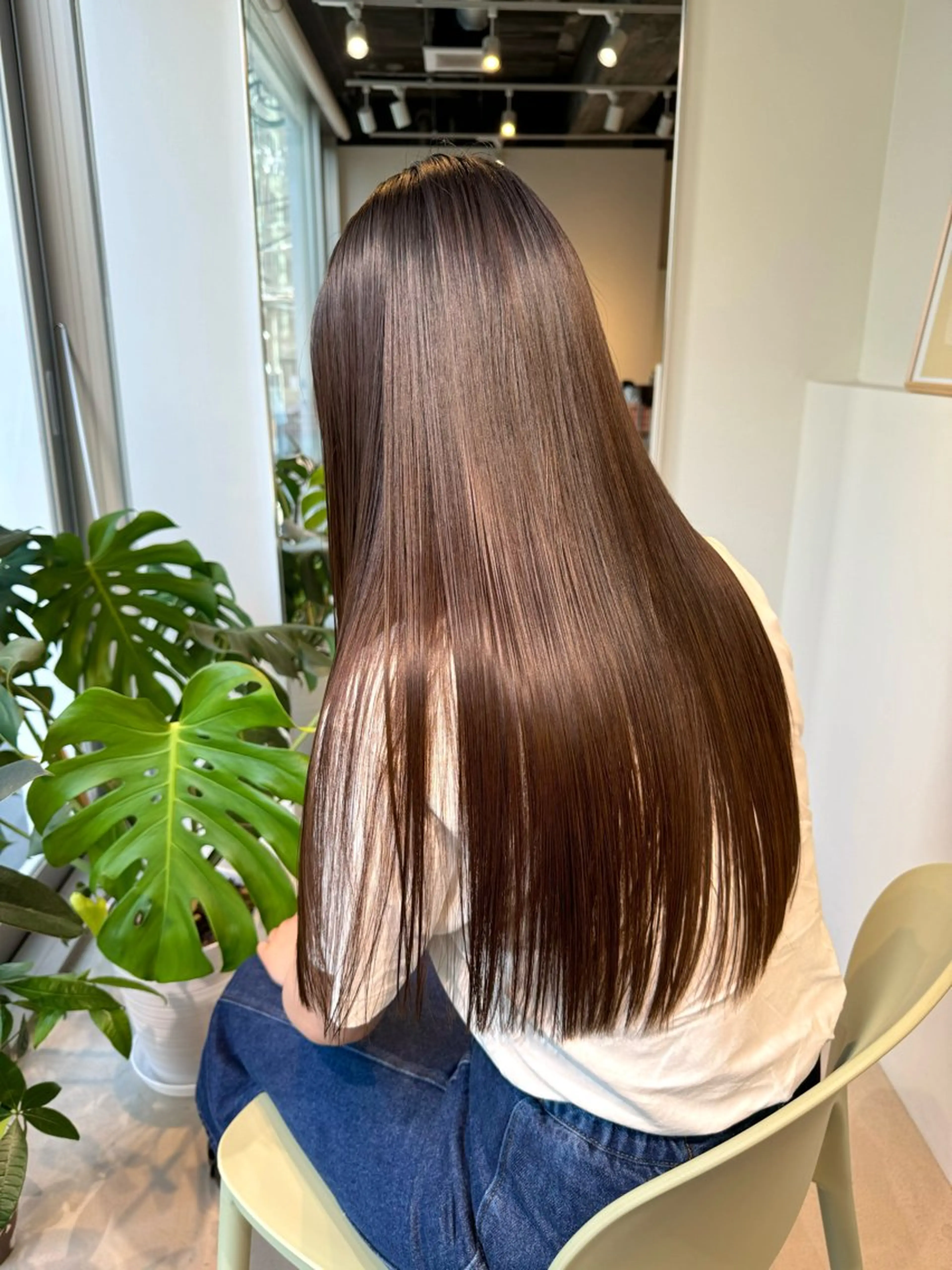 ロング アッシュ ボブ 髪質改善 レイヤーカット ロング 髪質改善スペシャリス ト長尾勇弥/梅田中津のヘアスタイル