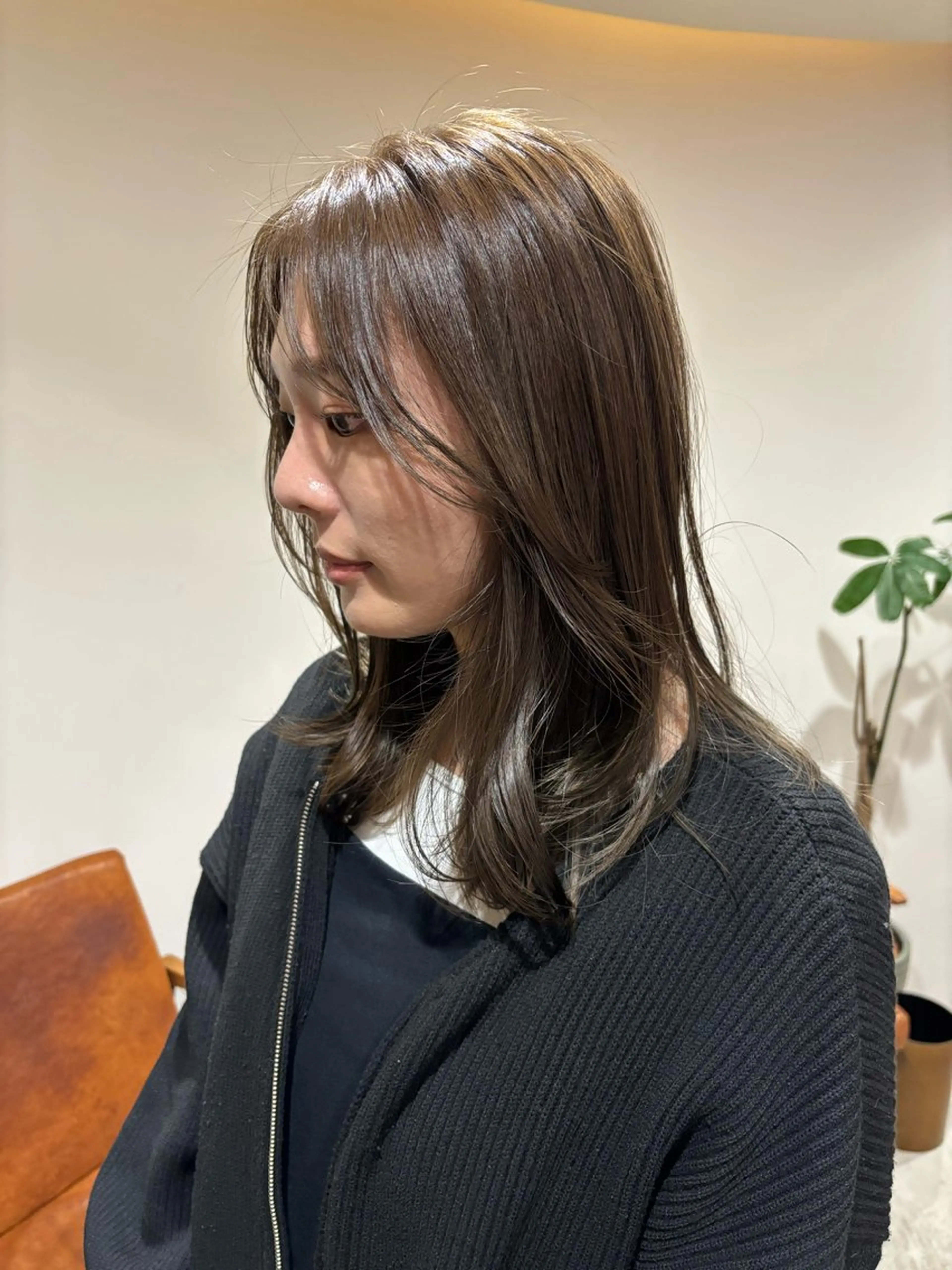 ミディアム 梅田美容室/カット /Maoのヘアスタイル