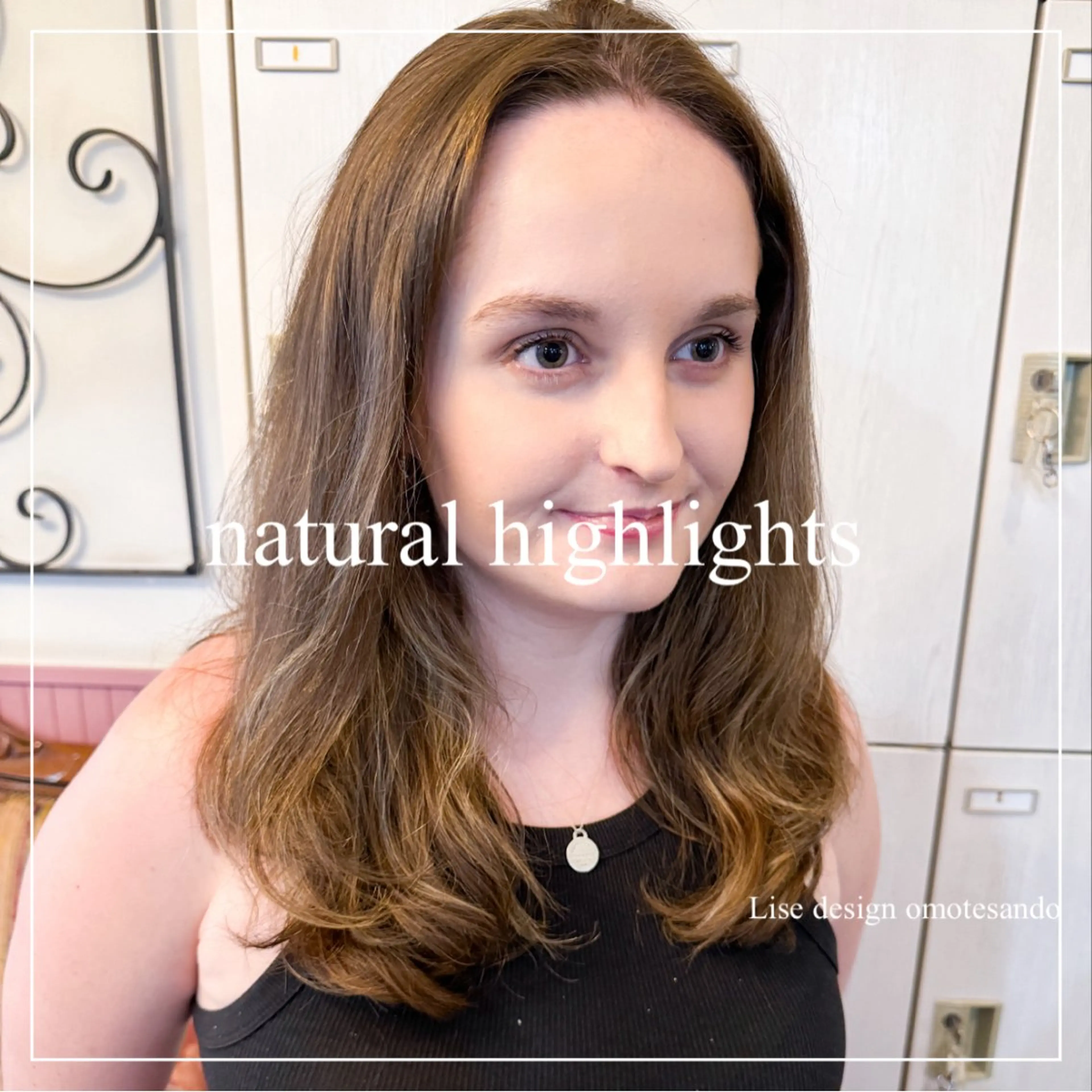 セミロング カラー パーマ ヘアアレンジ メンズ 表参道Lise おおいしおりのヘアスタイル