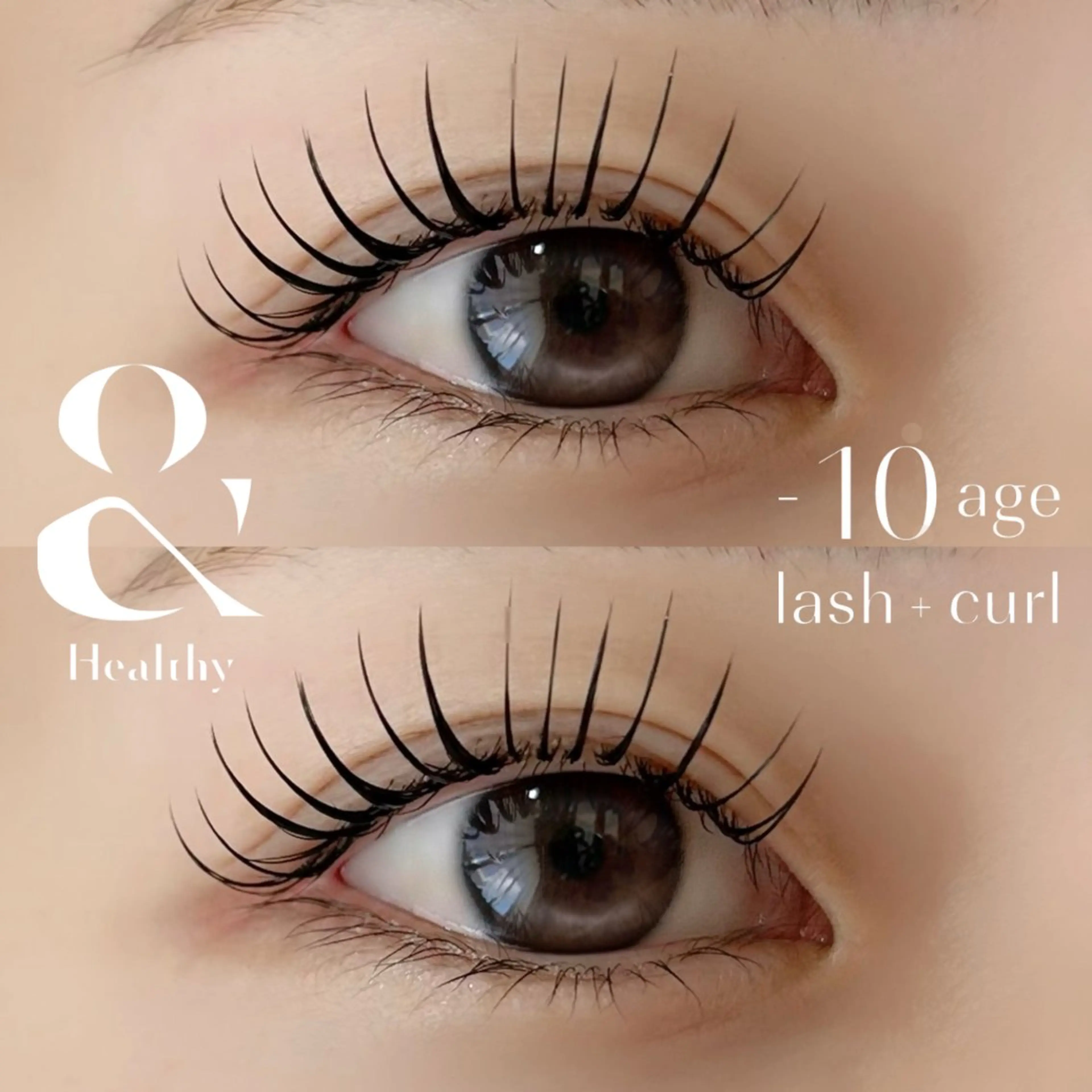 新技術☆【&Healthy】【エクステ+パーマ】 フラットラッシュ100本+パーマの写真