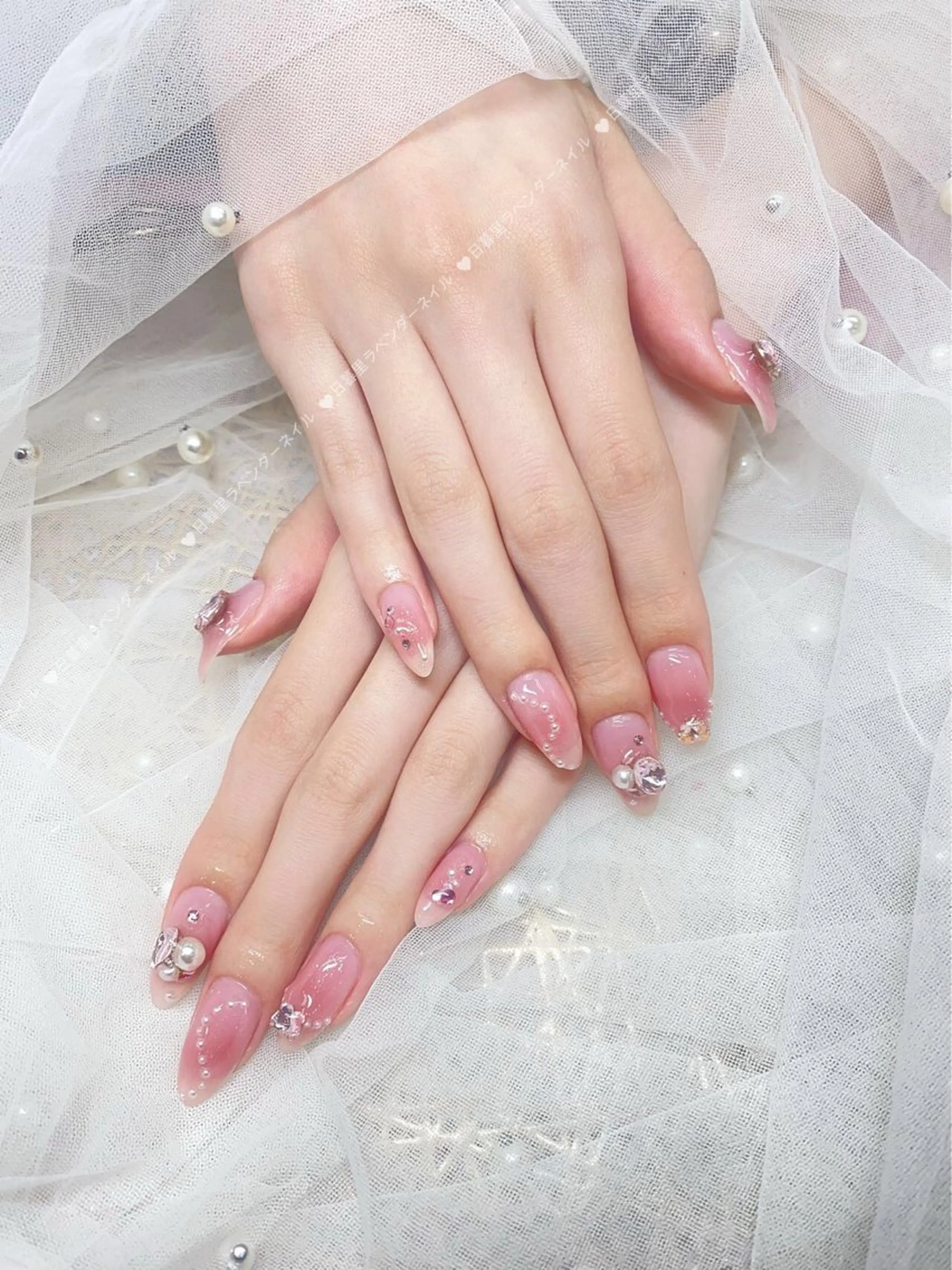 ネイル ラベンダー💖日暮里 ルル💖ネイルのネイルデザイン