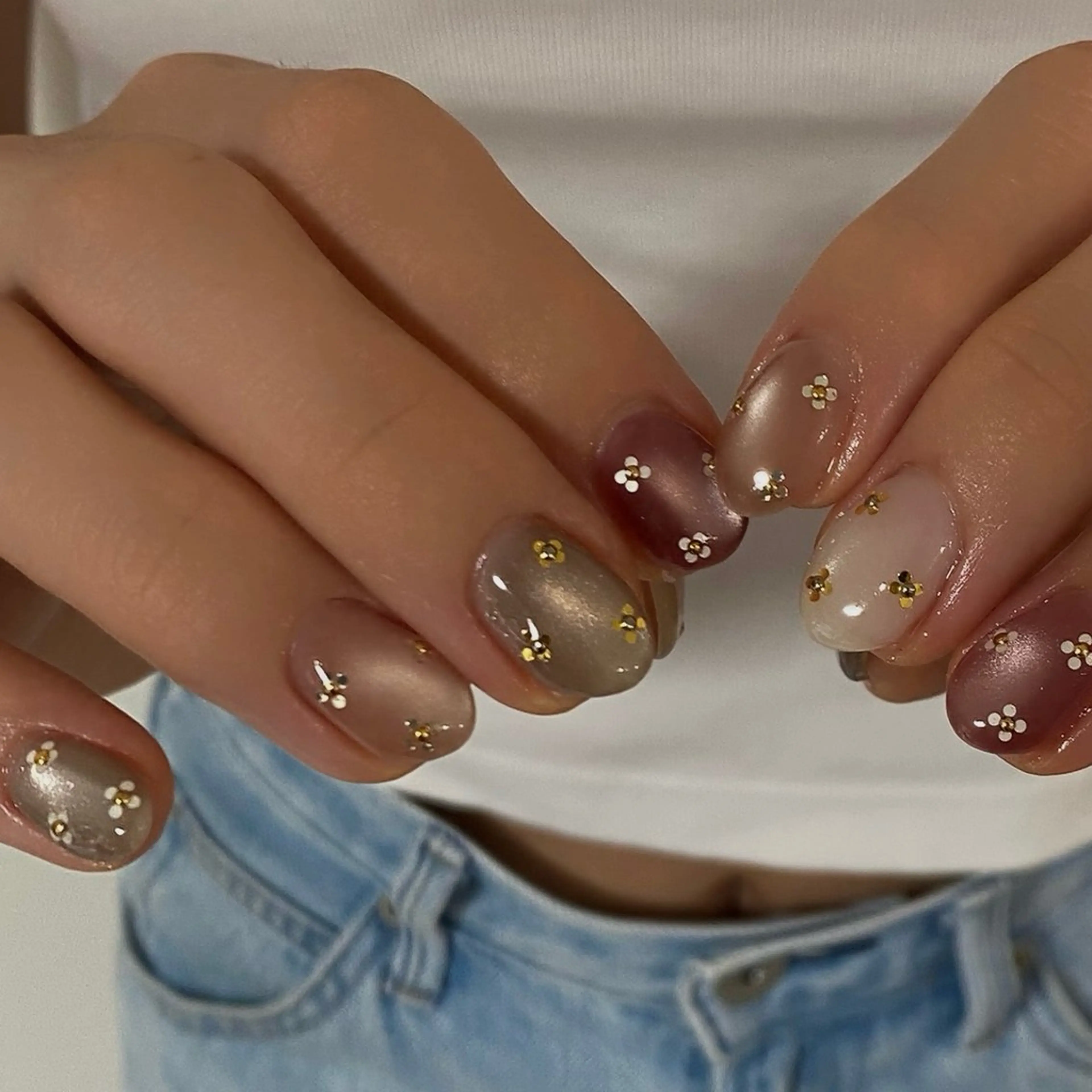 ネイル マグネットネイル ハンドネイル KONDO RIHO♡のネイルデザイン