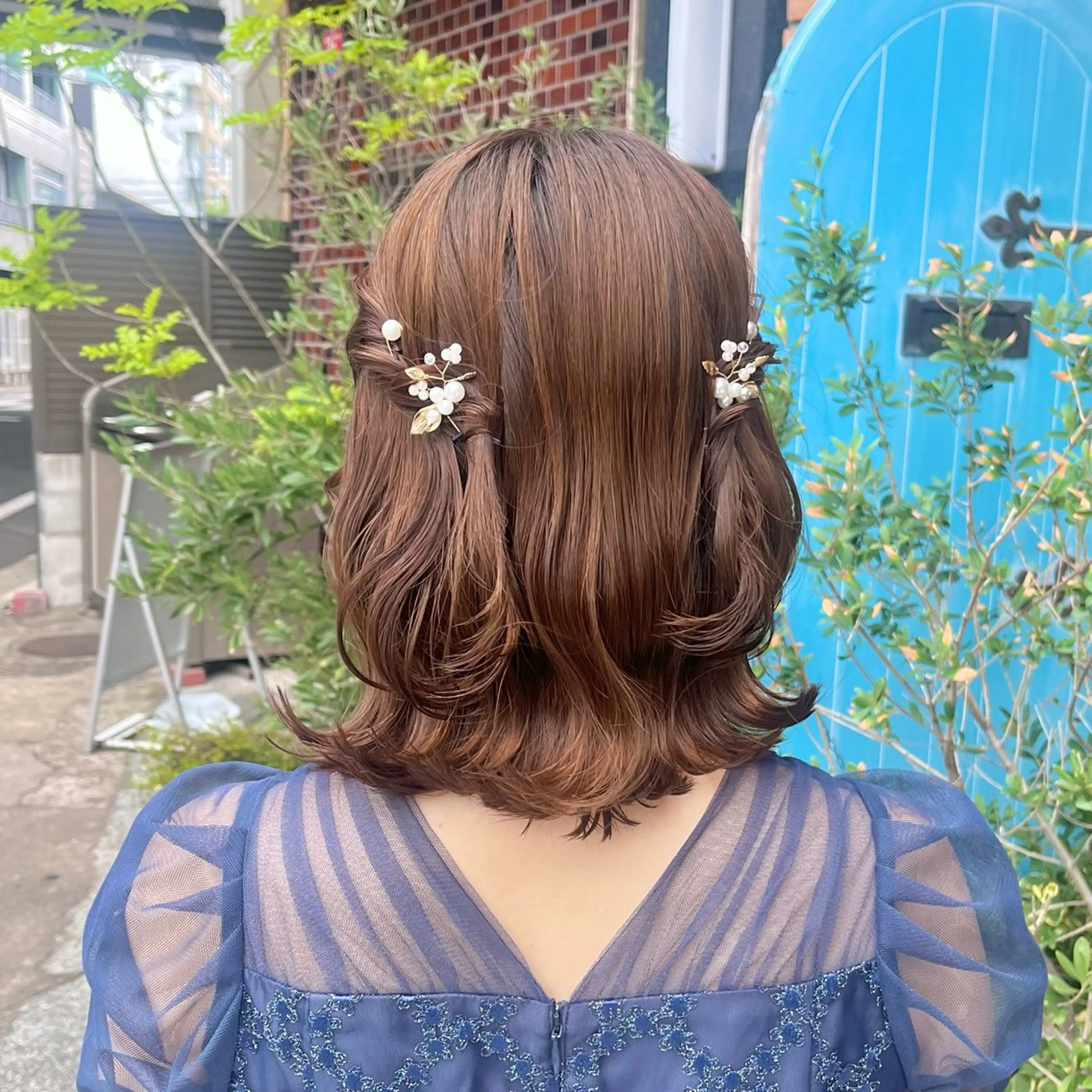 ショート ヘアアレンジ ヘアセット 伊藤 玲衣のヘアスタイル
