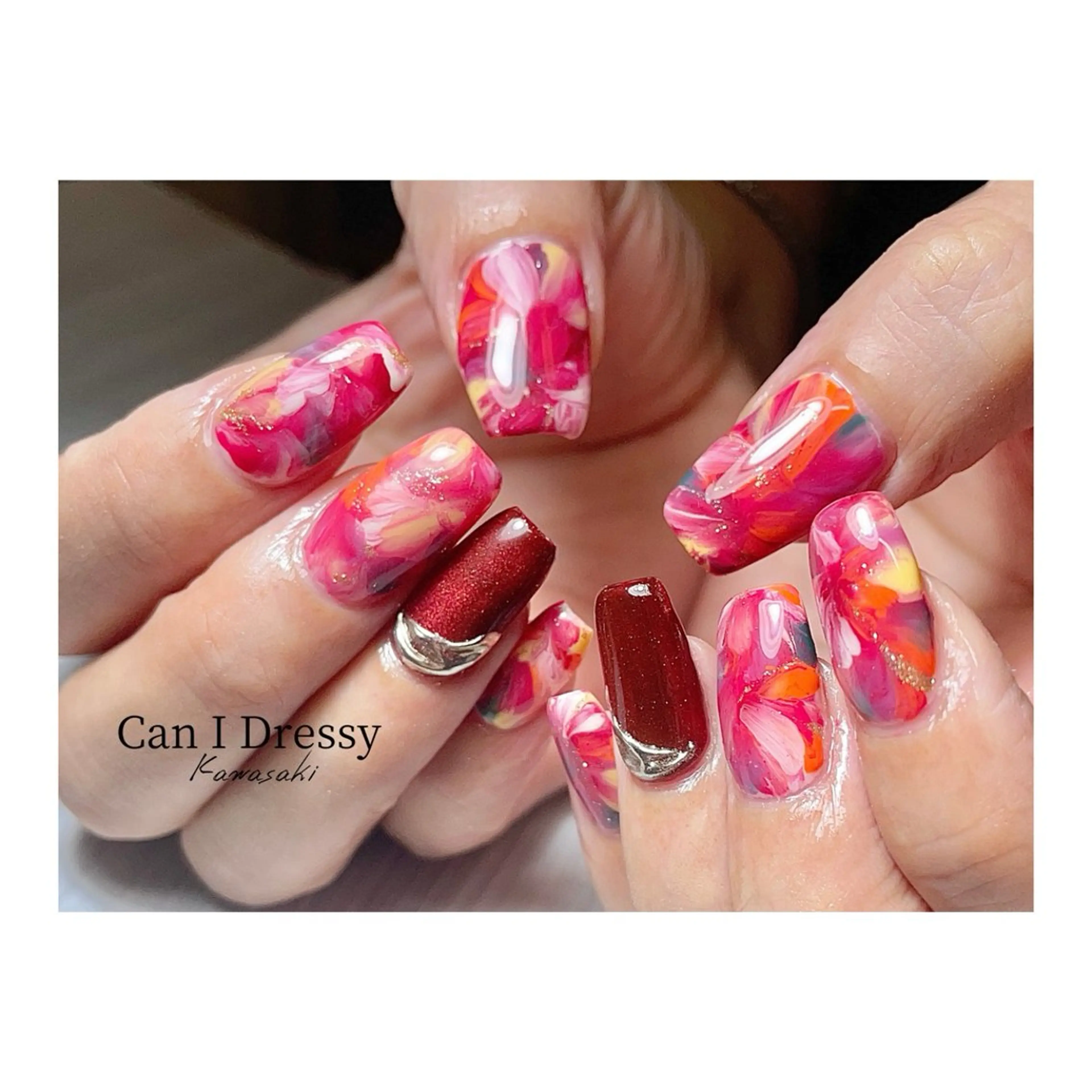 ネイル ハンドネイル Can I 川崎店 三島 久美子のネイルデザイン