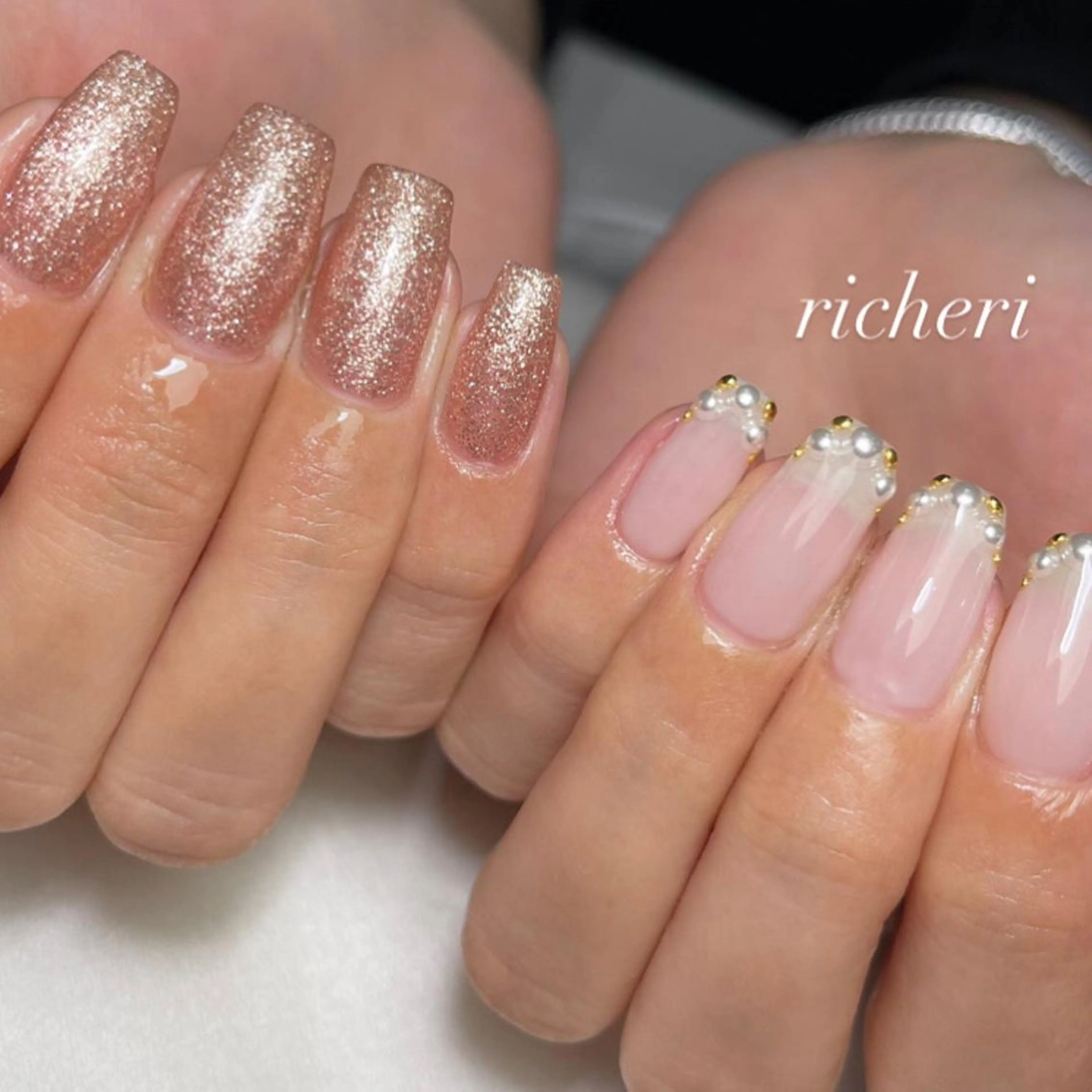 ミディアム ネイル ハンドネイル richeri beautyのエステ・リラクイメージ