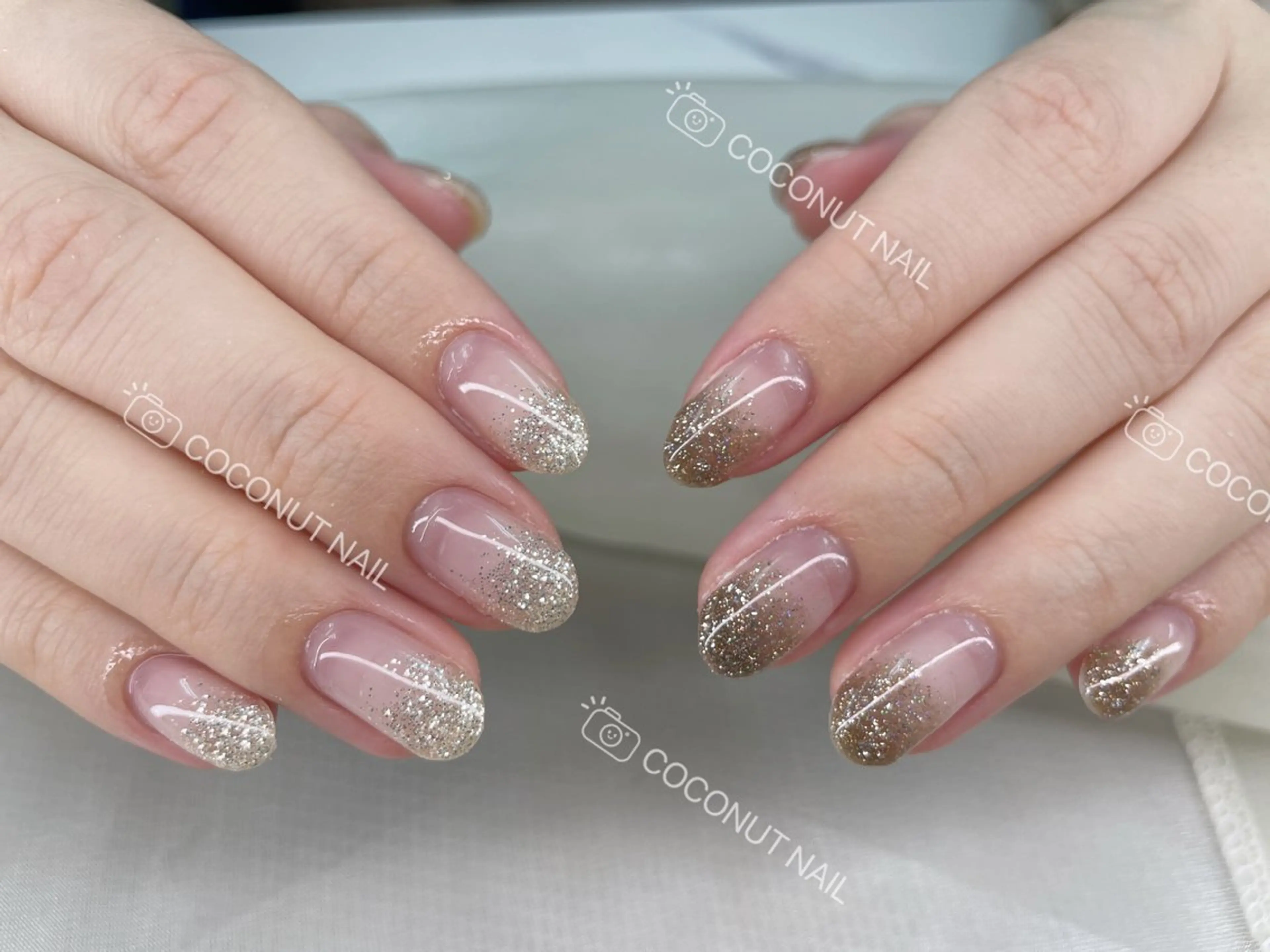ネイル ハンドネイル 神田 ココナッツのネイルデザイン