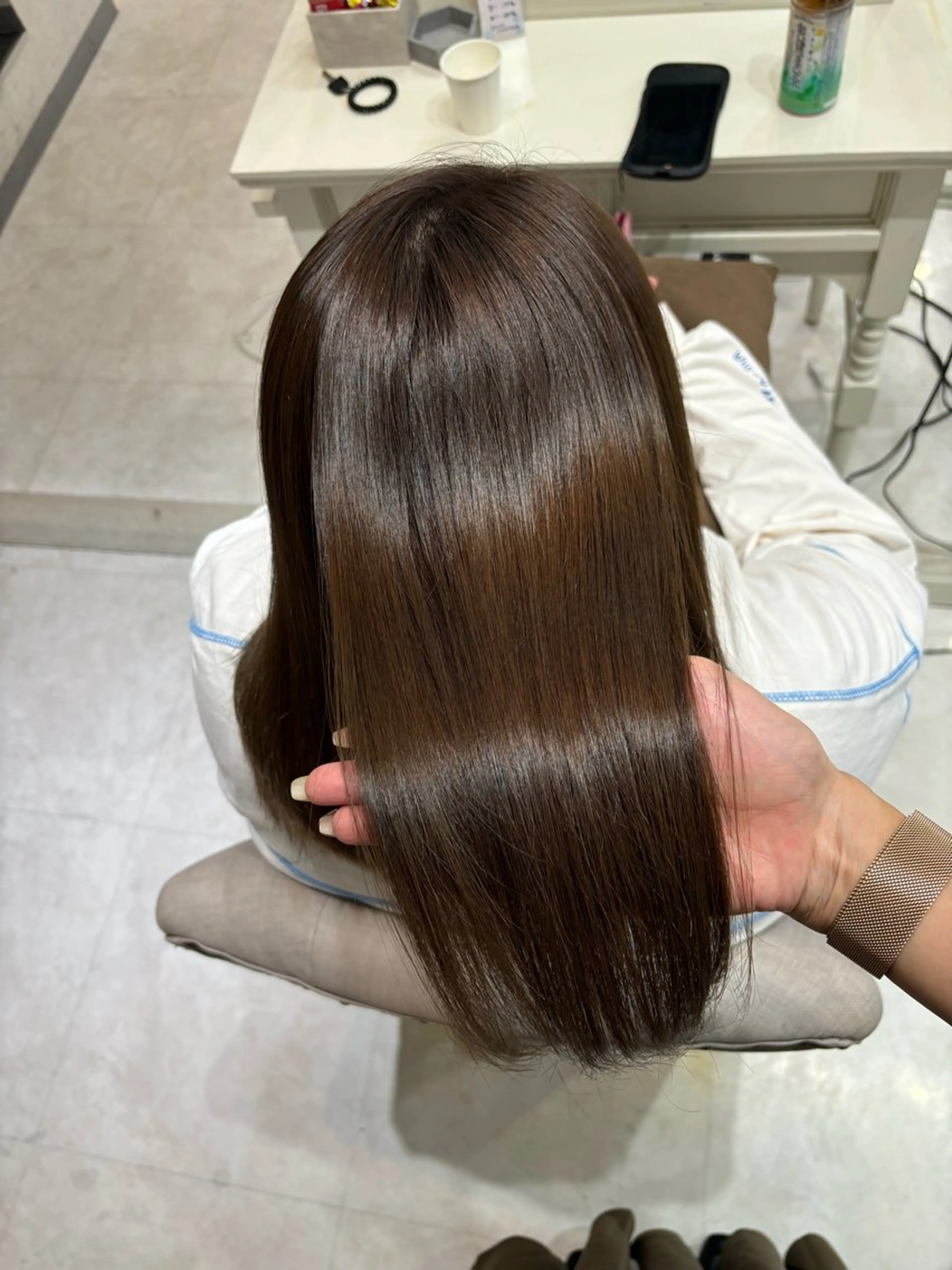 ロング カラー 巻ける縮毛矯正 Sachi🐰のヘアスタイル