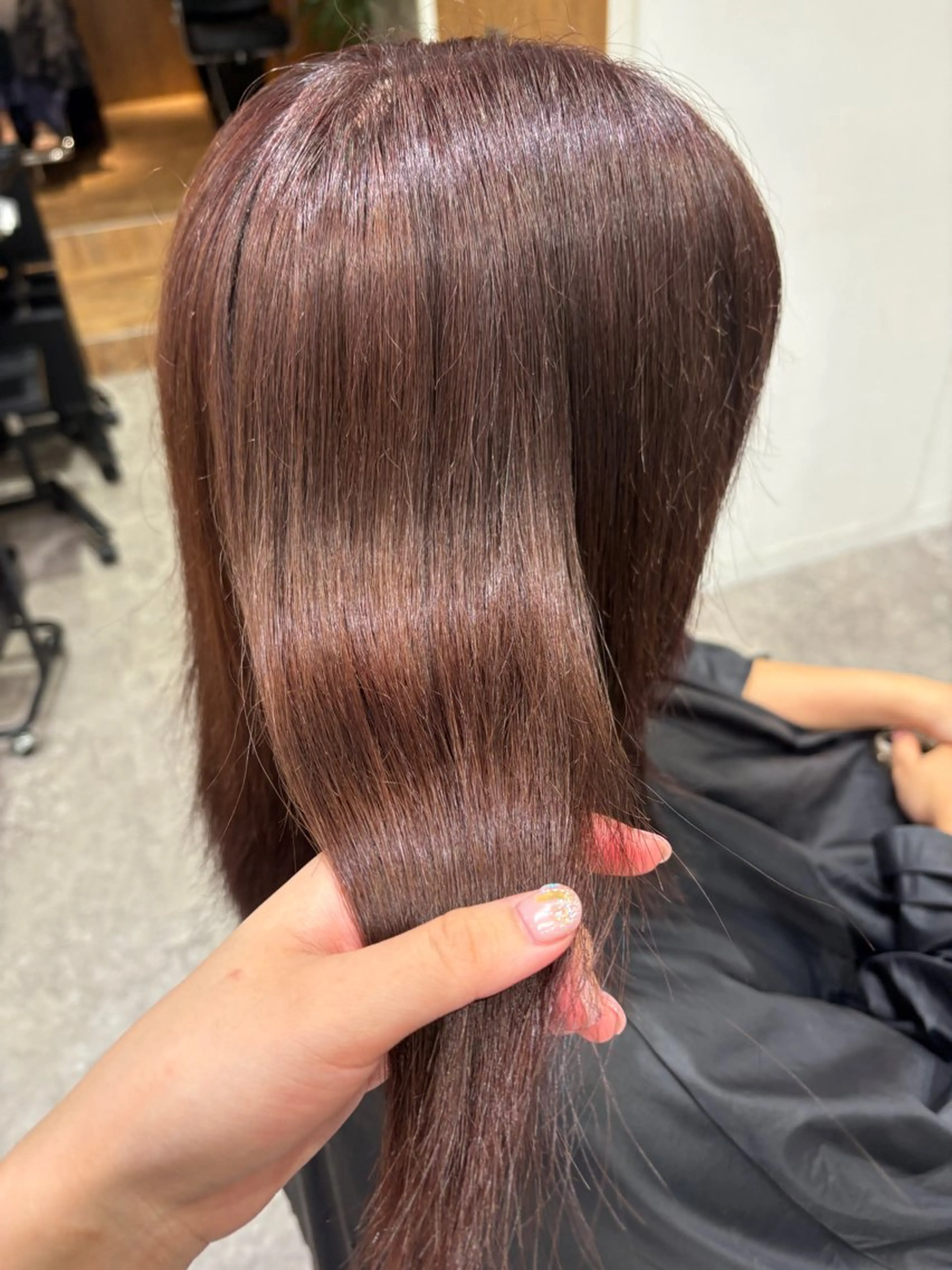 【冬限定❄️ピンクブラウンカラー🎀】の写真