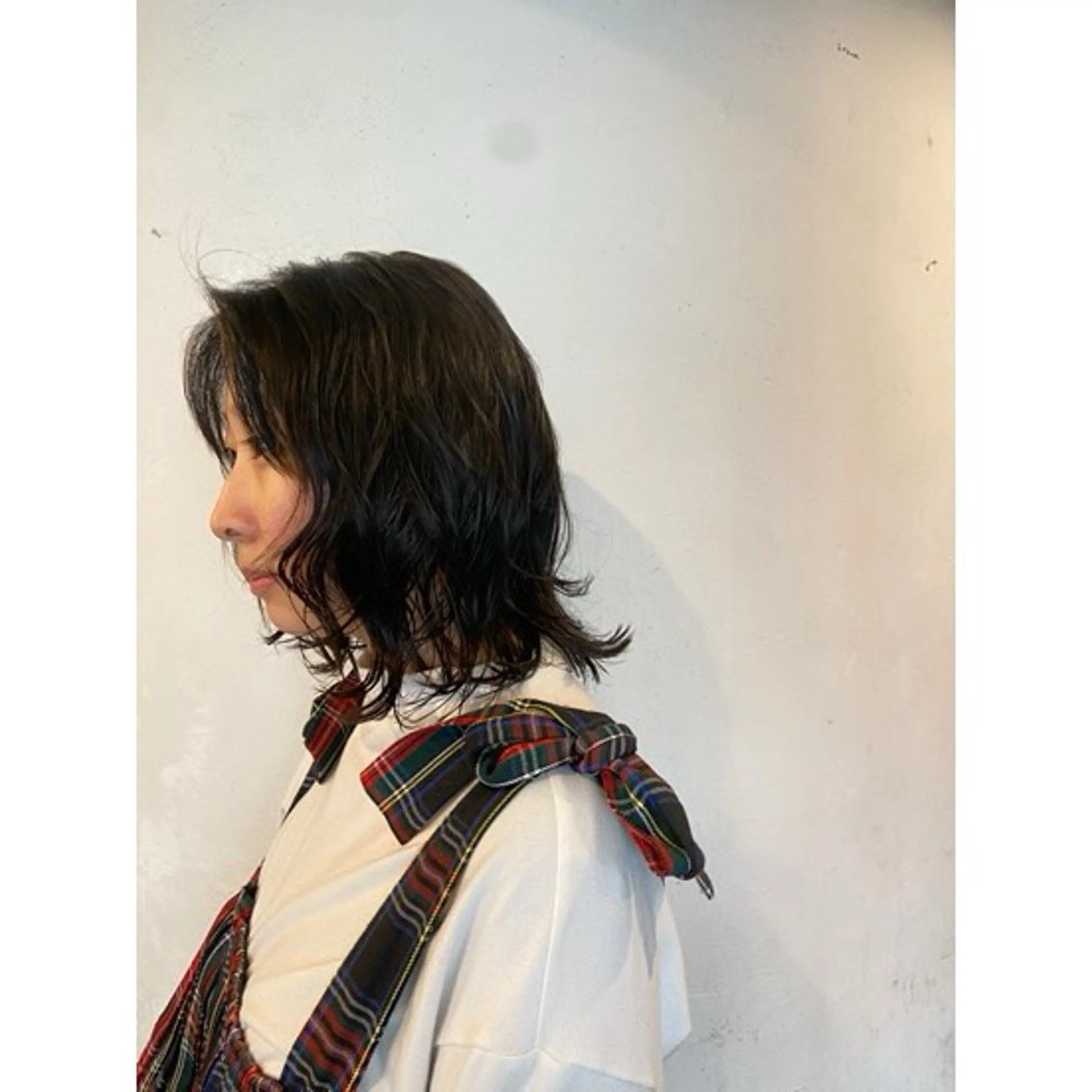 ミディアム パーマ カット パーマ Lagom(ラゴム) なかだのヘアスタイル