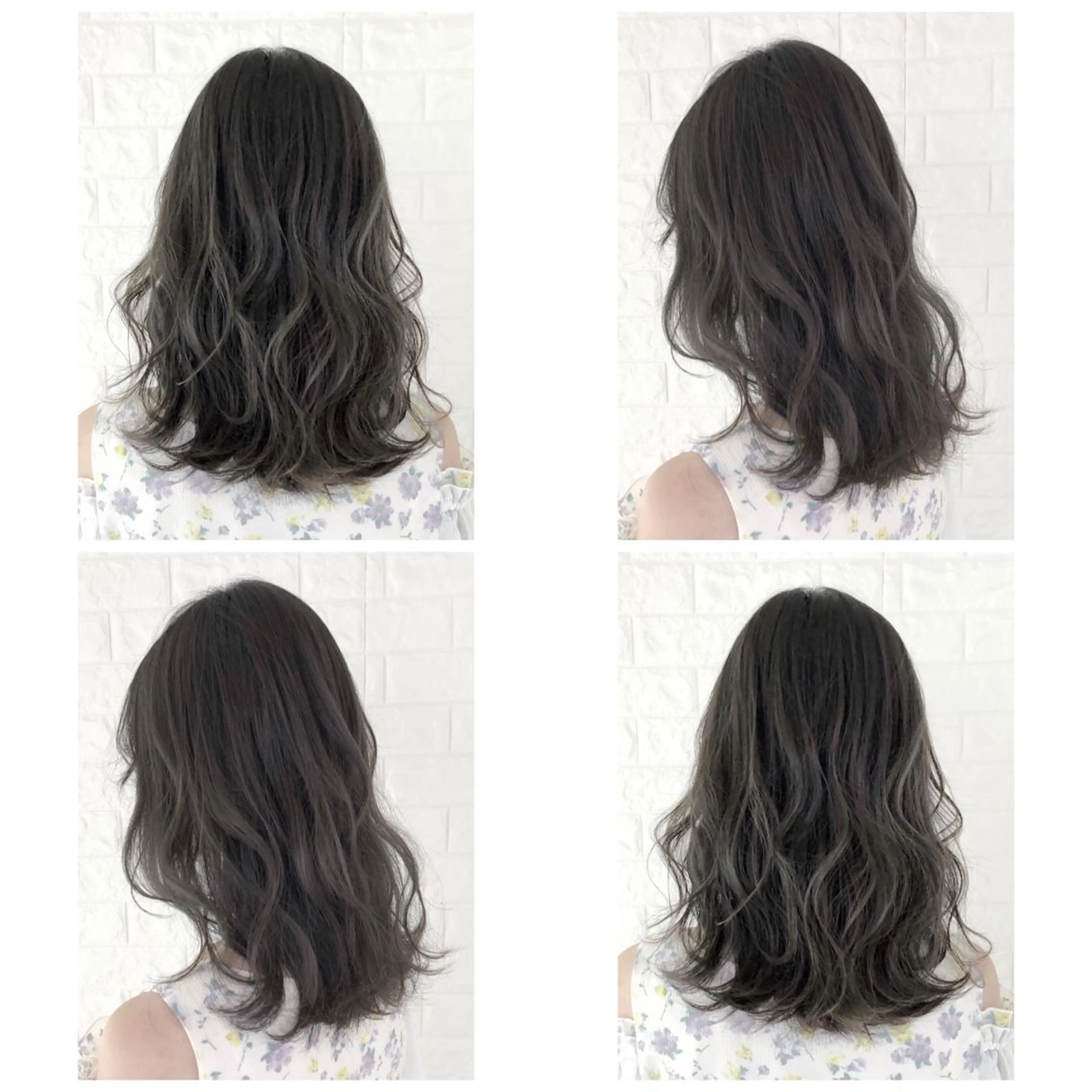 ミディアム カラー アッシュ 透明感カラー イルミナカラー トリートメント カット ヘアカラー パーマ トリートメント ヘッドスパ KIZU 髪質改善 オカルト怪談のヘアスタイル