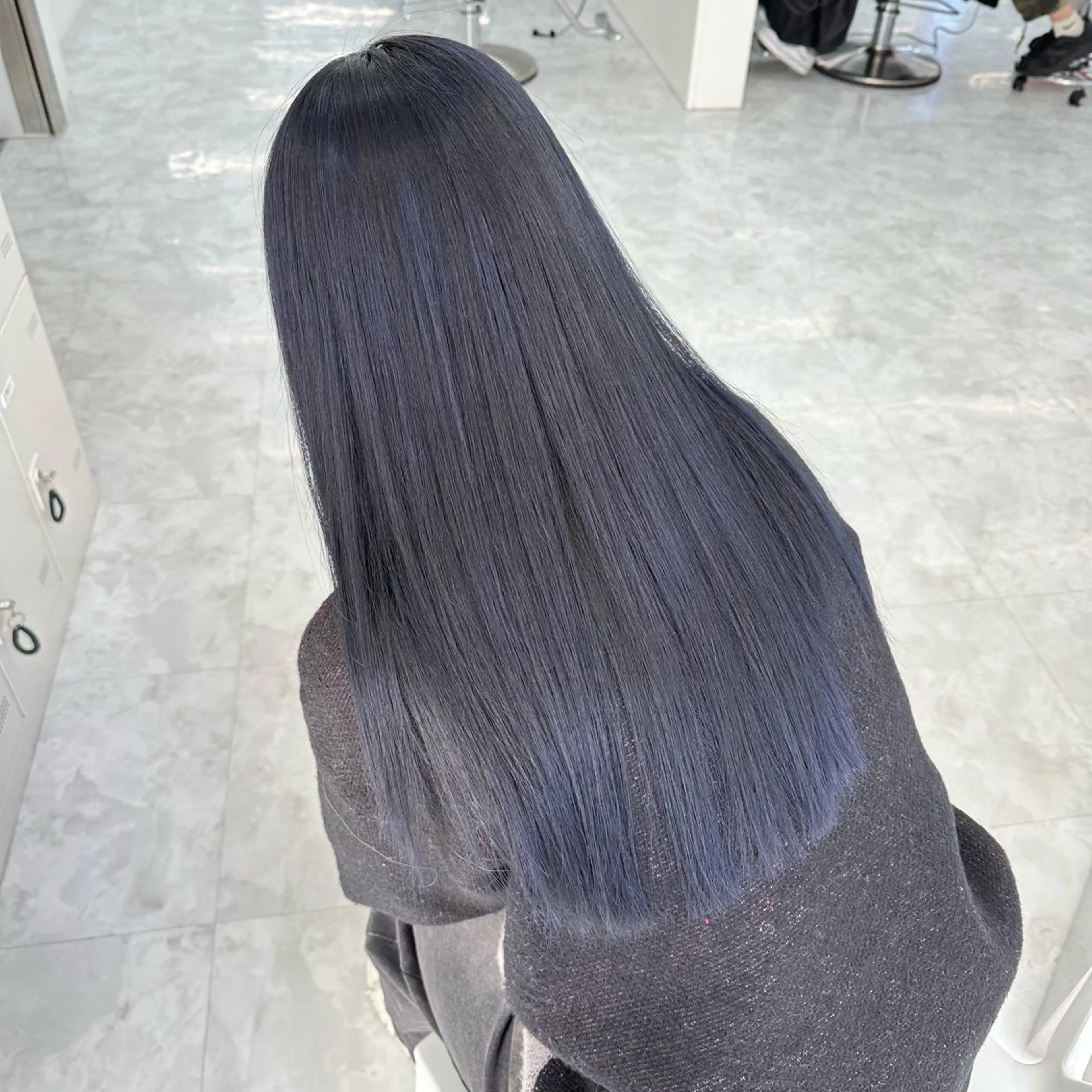 ロング カラー ヘアカラー トリートメント ヘアセット ダブルカラー 韓国レイヤーKYONのヘアスタイル