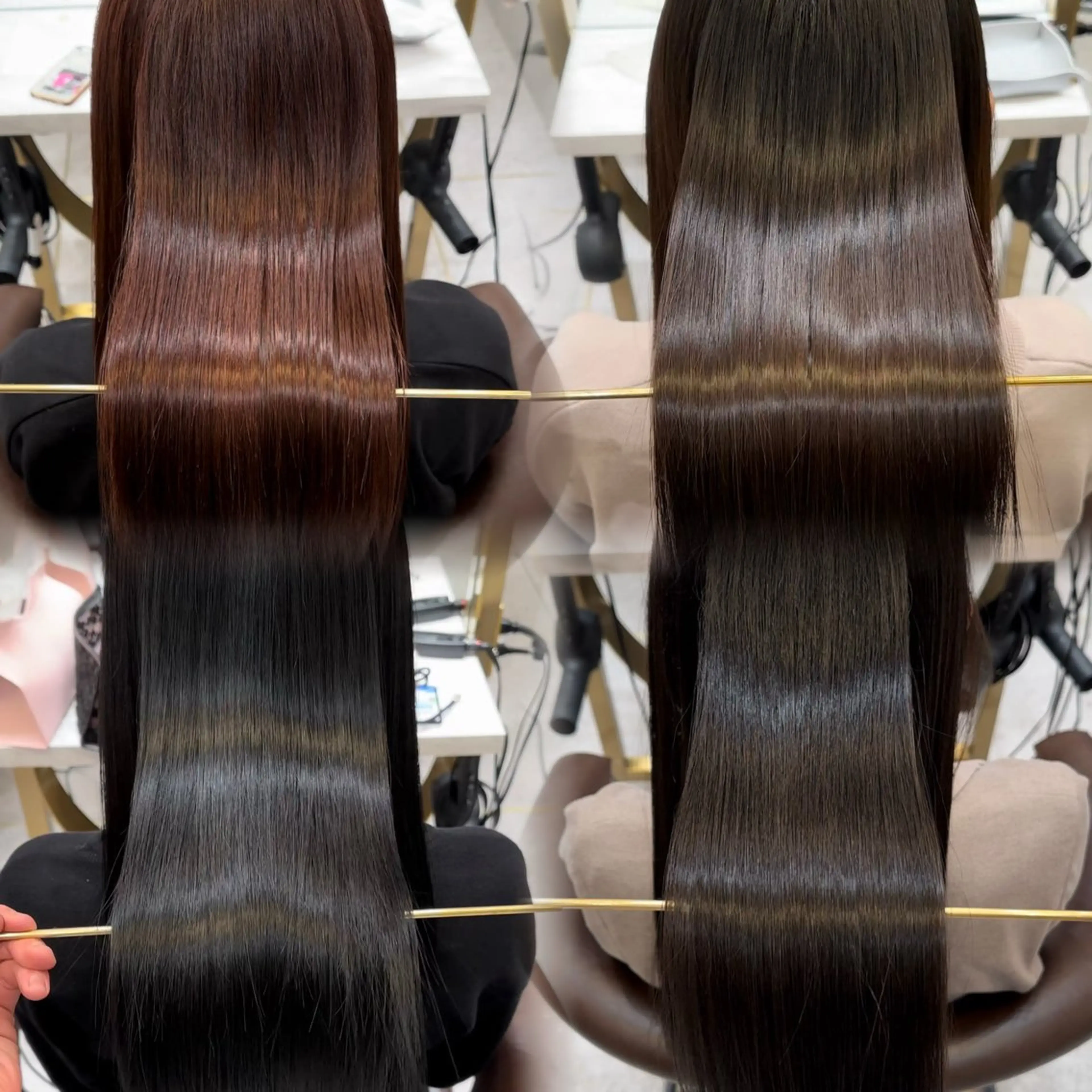 【1日でまとめて！？🌈】カット＋縮毛矯正＋カラー＋トリートメント💎の写真