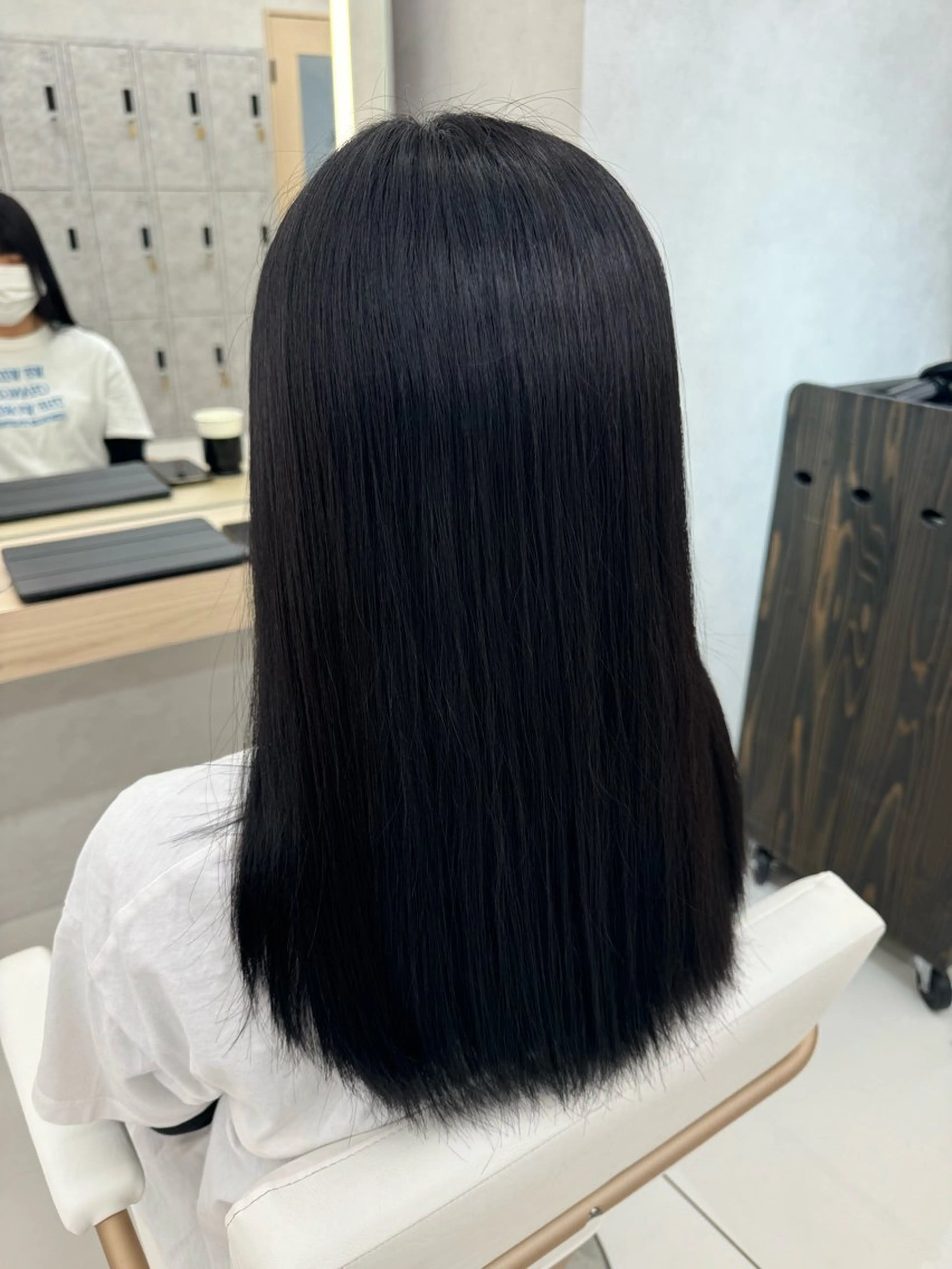 セミロング ヘアカラー 顔まわりカット/ カラー/西野和裕のヘアスタイル