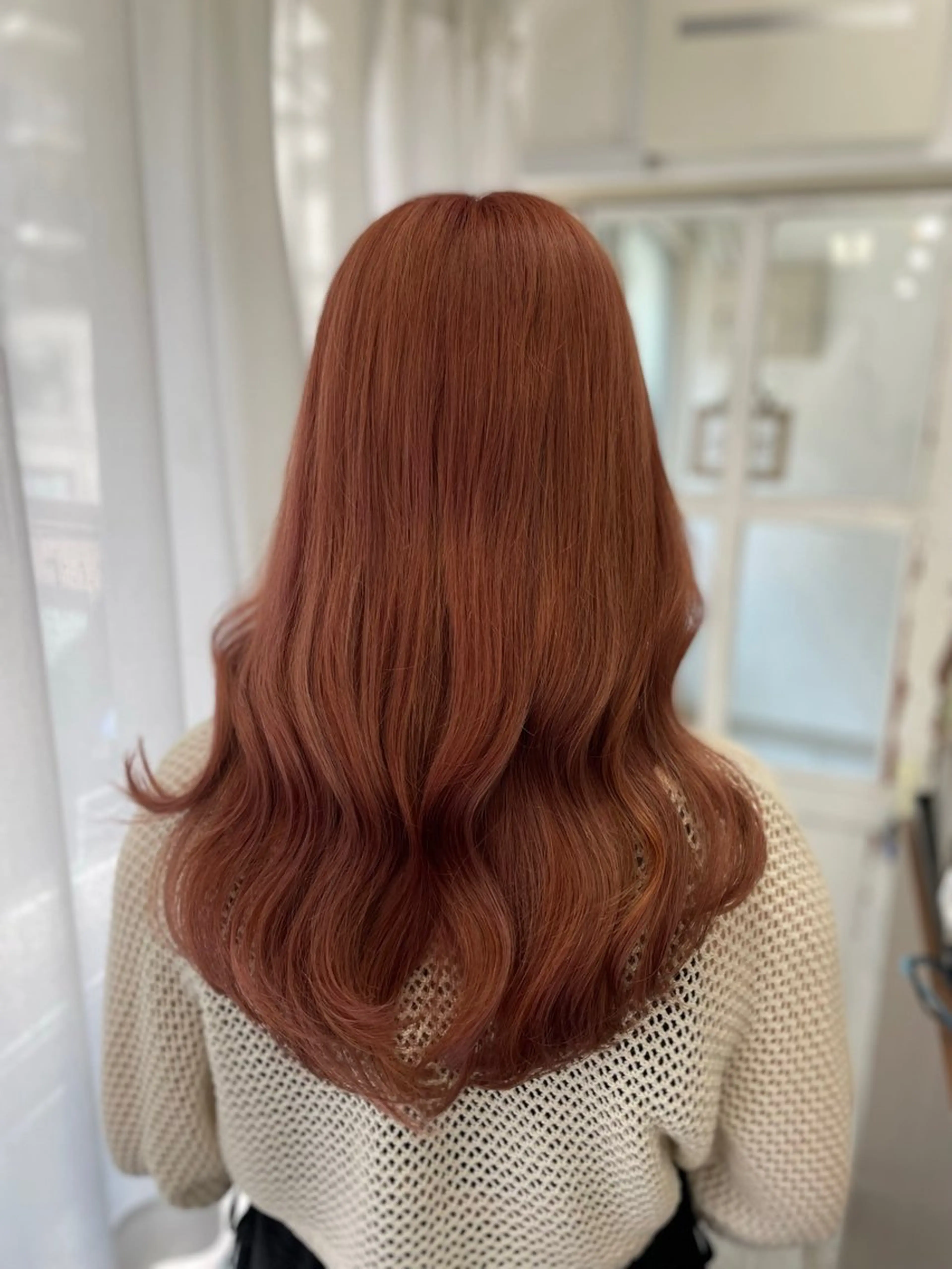 ロング カラー ヘアカラー ヘアセット 韓国ヘア🤍髪質改善 🇰🇷AKANEのヘアスタイル