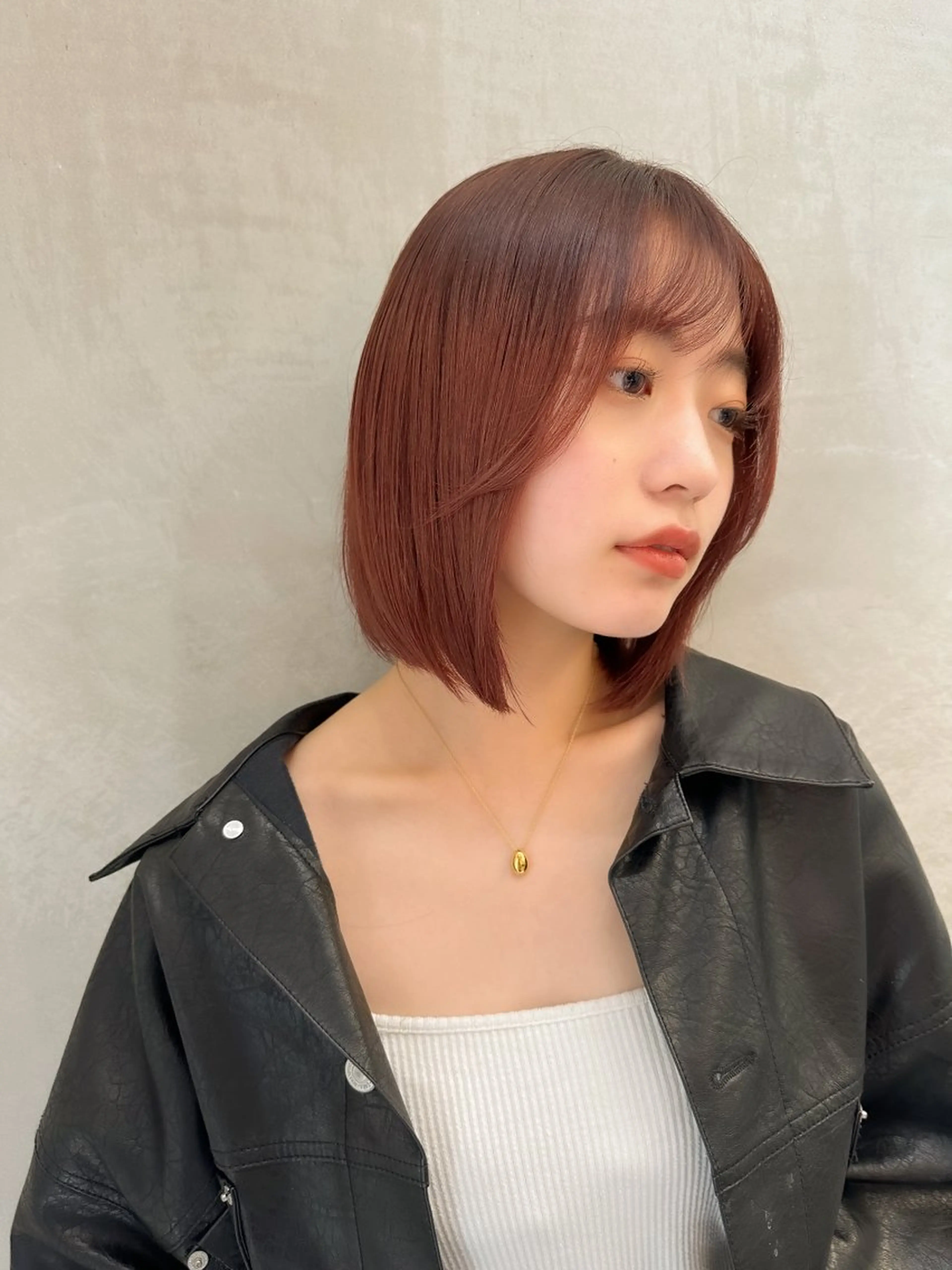 ミディアム レイヤーカット/艶カ ラー/chihiroのヘアスタイル