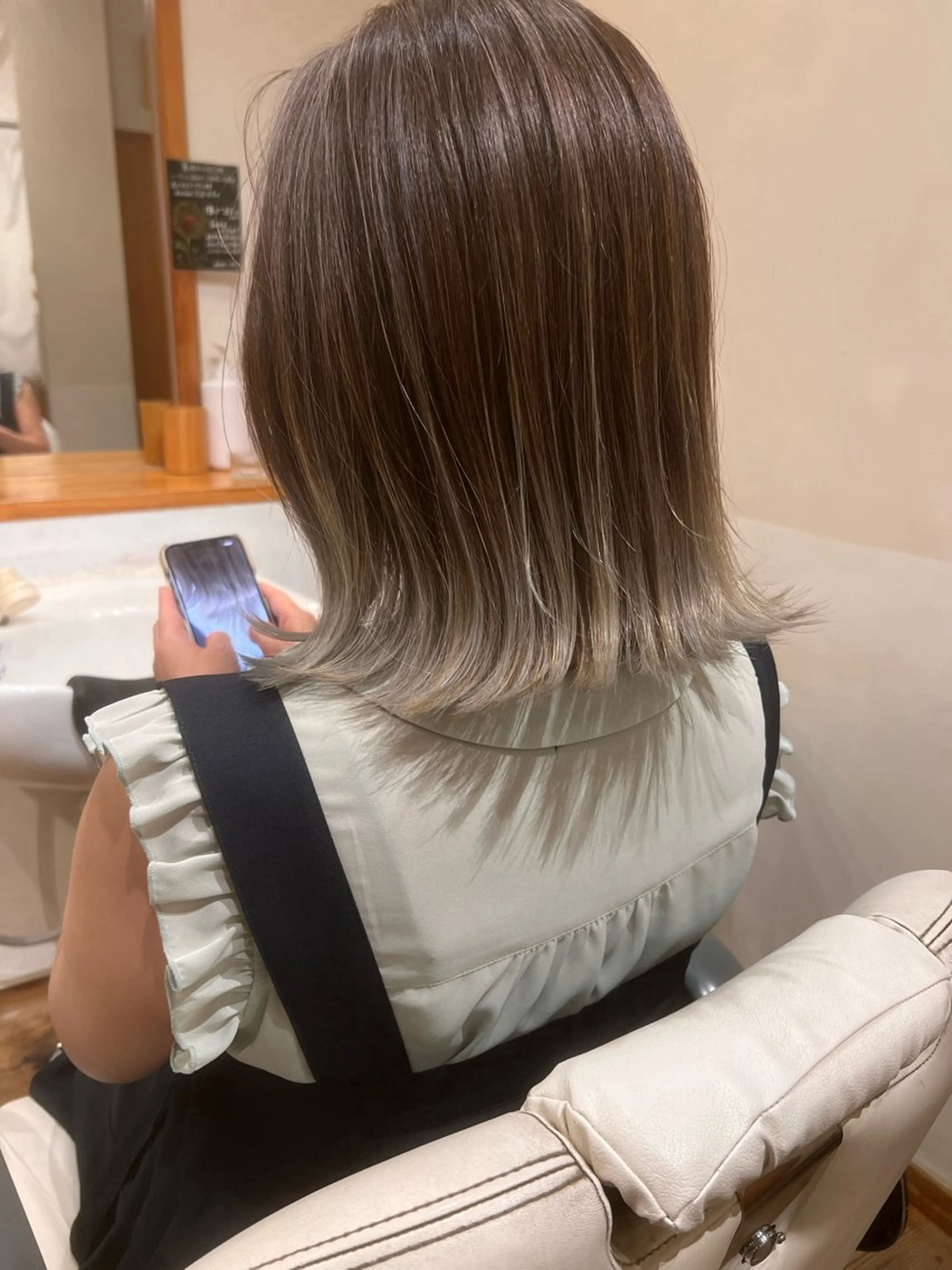 セミロング カラー ヘアカラー ROSSO 川口店所属・アザマ　ヤスカツ _rosso 川口のヘアスタイル