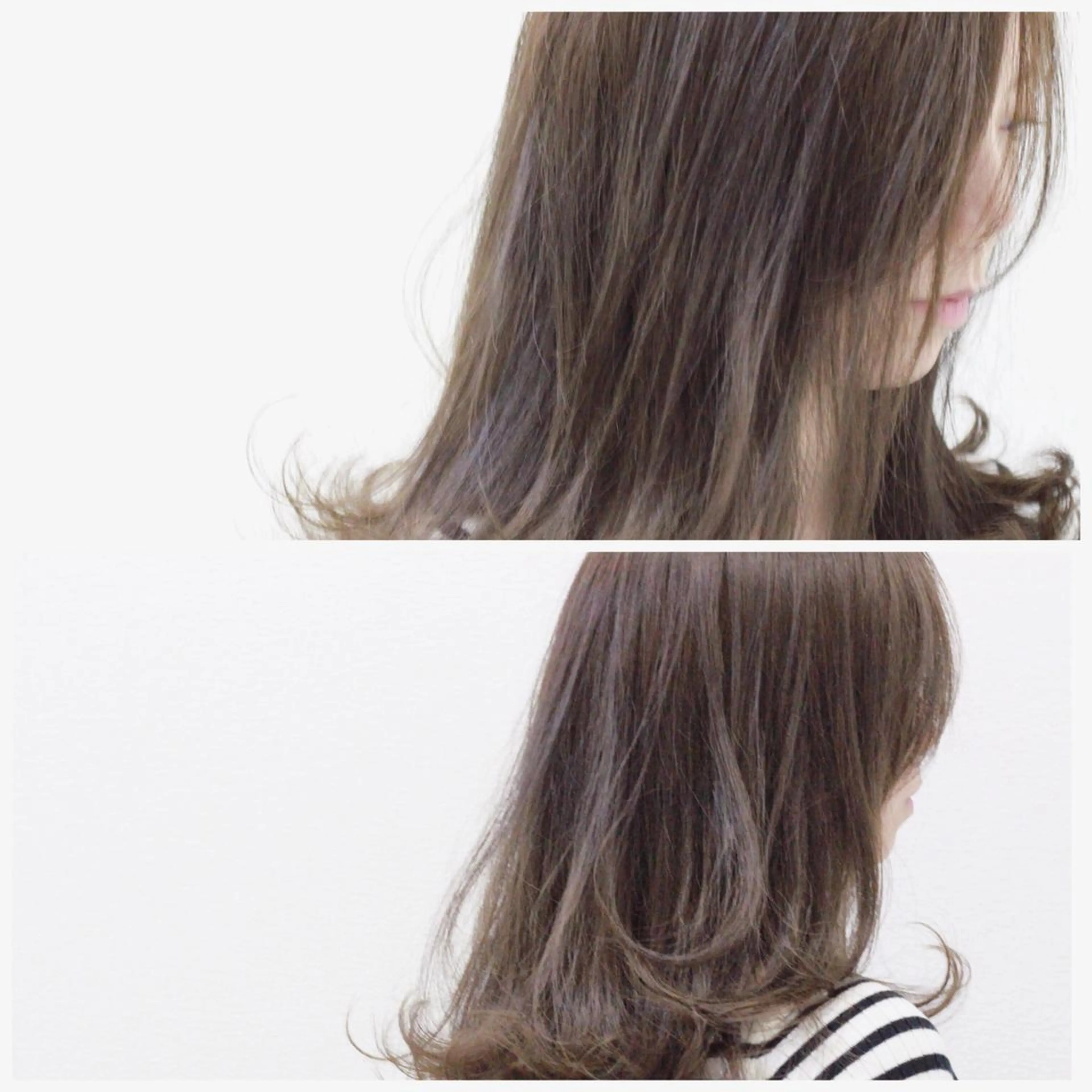 セミロング カラー フォギーグレージュ グレージュ ヘアカラー Viage （ビアージュ）のヘアスタイル