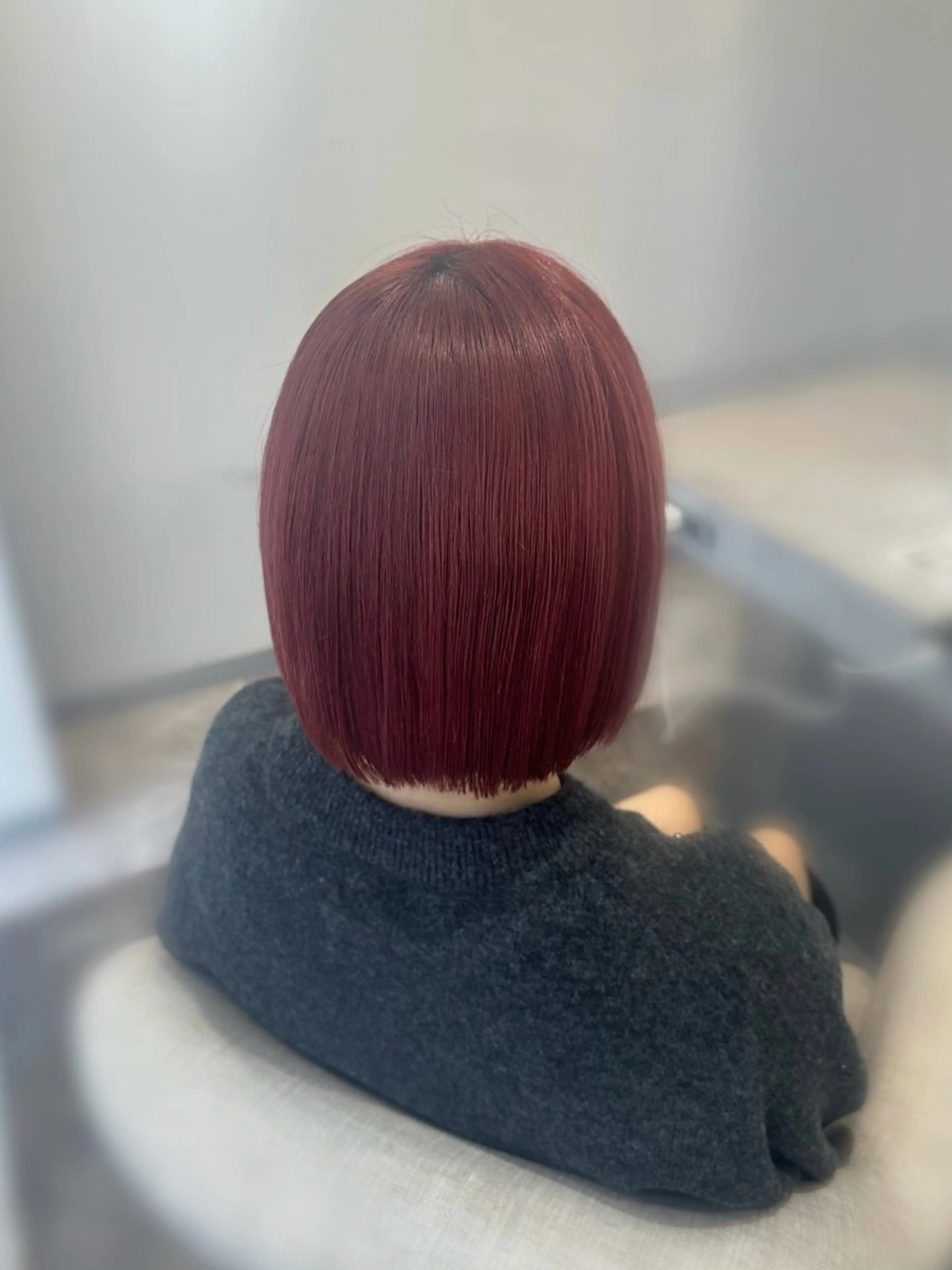 ショート カラー ヘアカラー 🖤kana/艶髪/ 韓国風カラー🖤のヘアスタイル