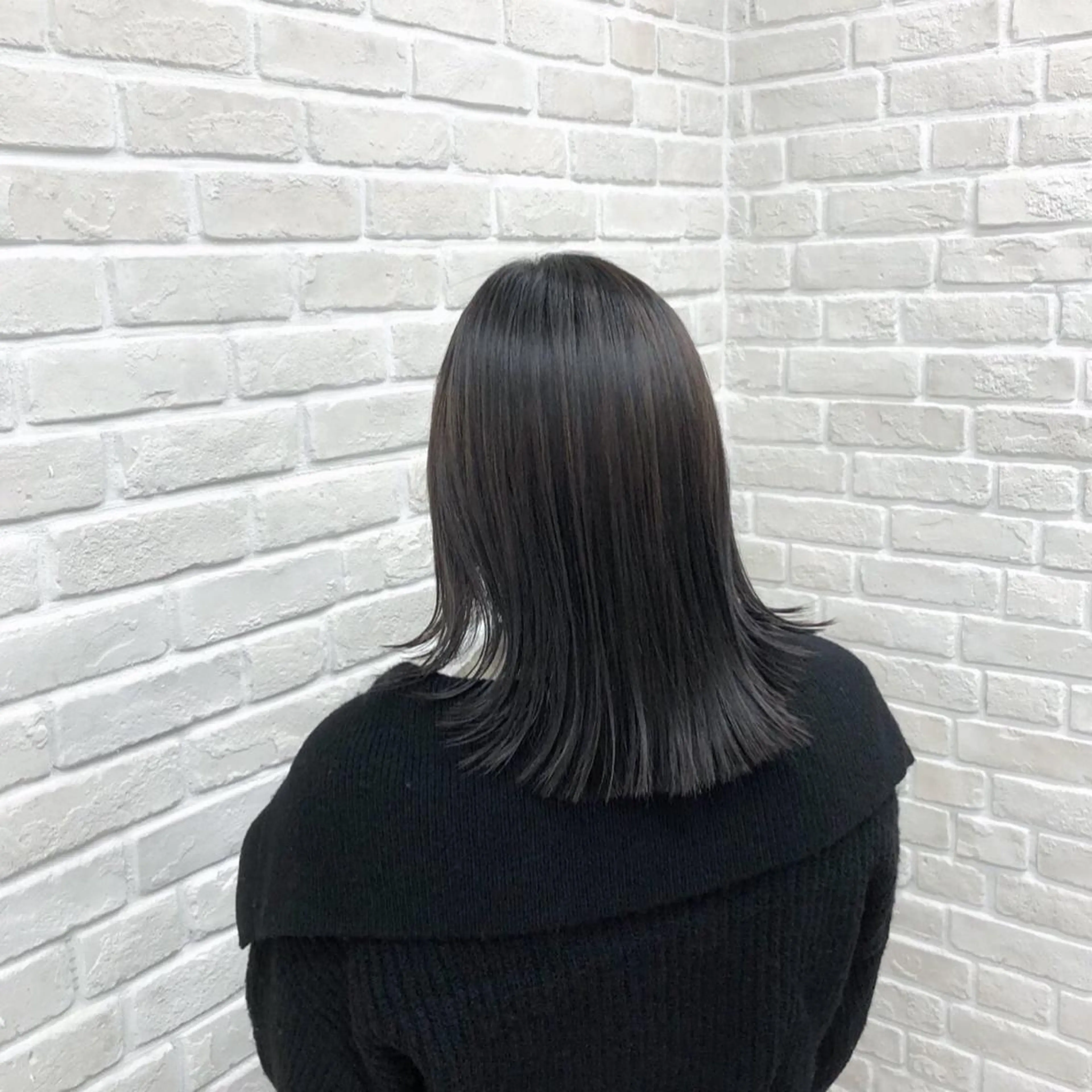 ミディアム ヘアカラー トリートメント ブリーチしたのに 色持ち1.5ヶ月のヘアスタイル