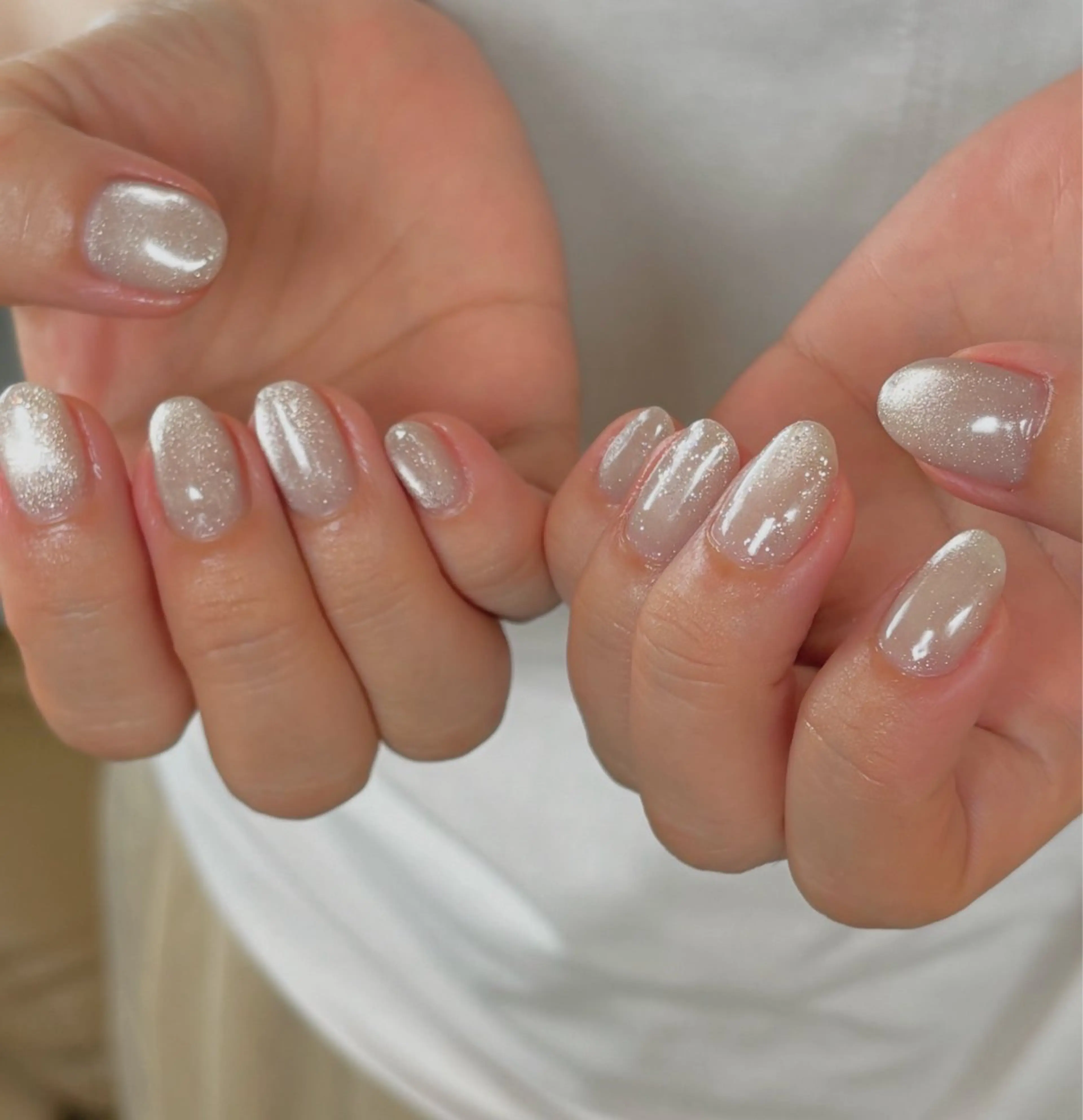 ネイル ジェルネイル キラキラネイル マグネットネイル ニュアンスネイル オフィスネイル ハンドネイル tamu nail 金町のネイルデザイン