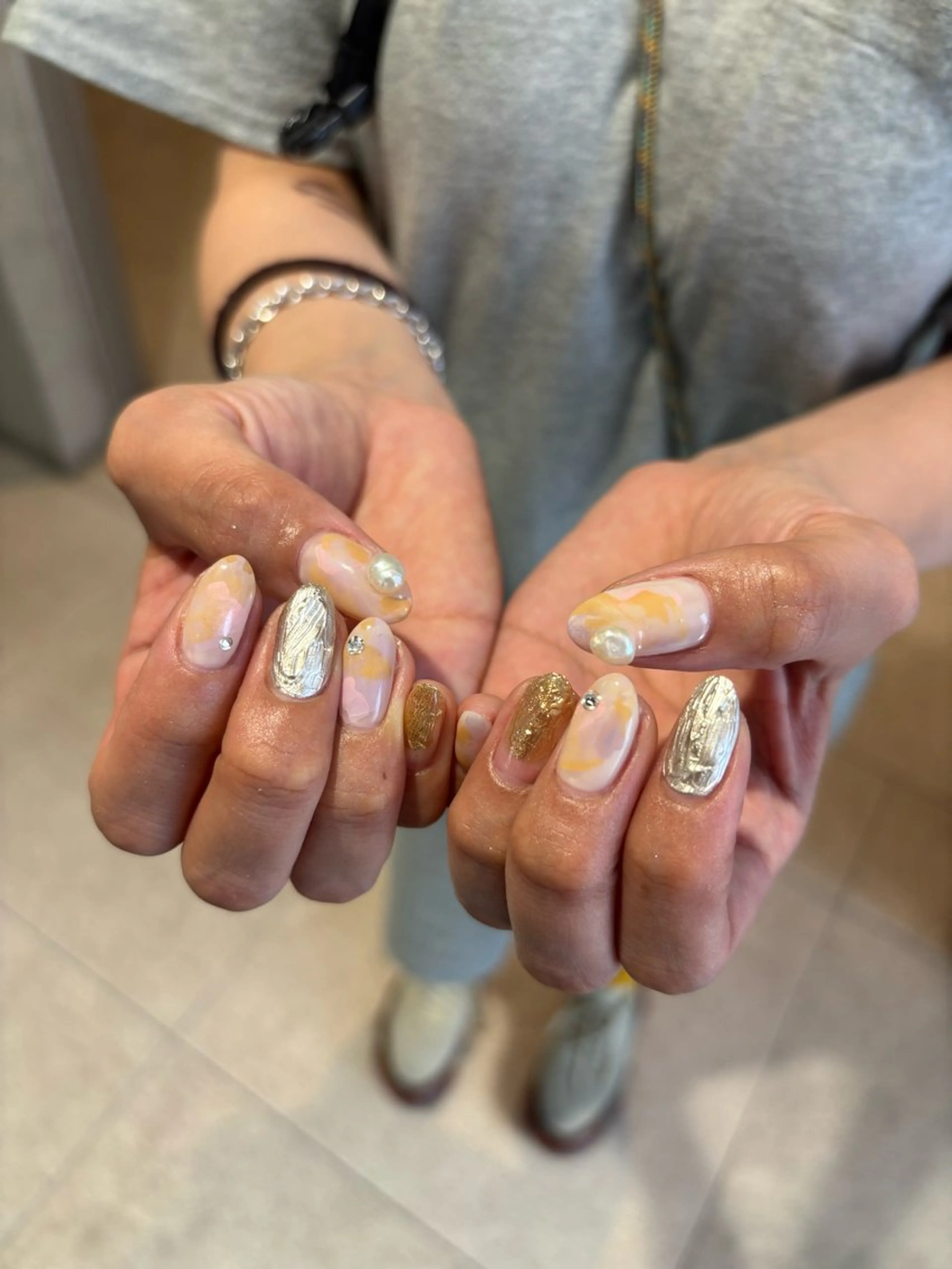 ネイル ハンドネイル ネイルサロンマーノ所属・mano Hanaのネイルデザイン