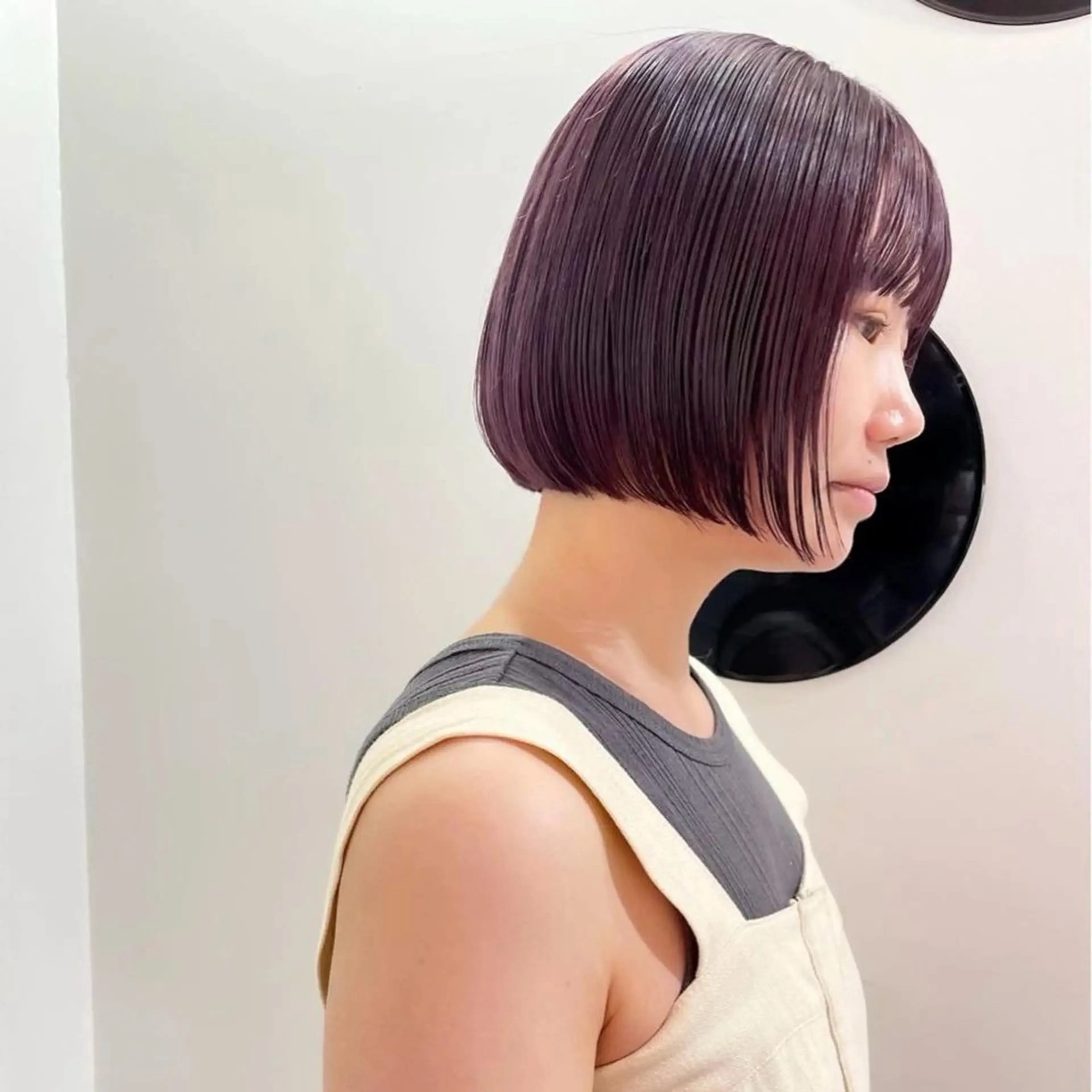 カラー ハイトーン艶カラー 💎あやめ🎀のヘアスタイル