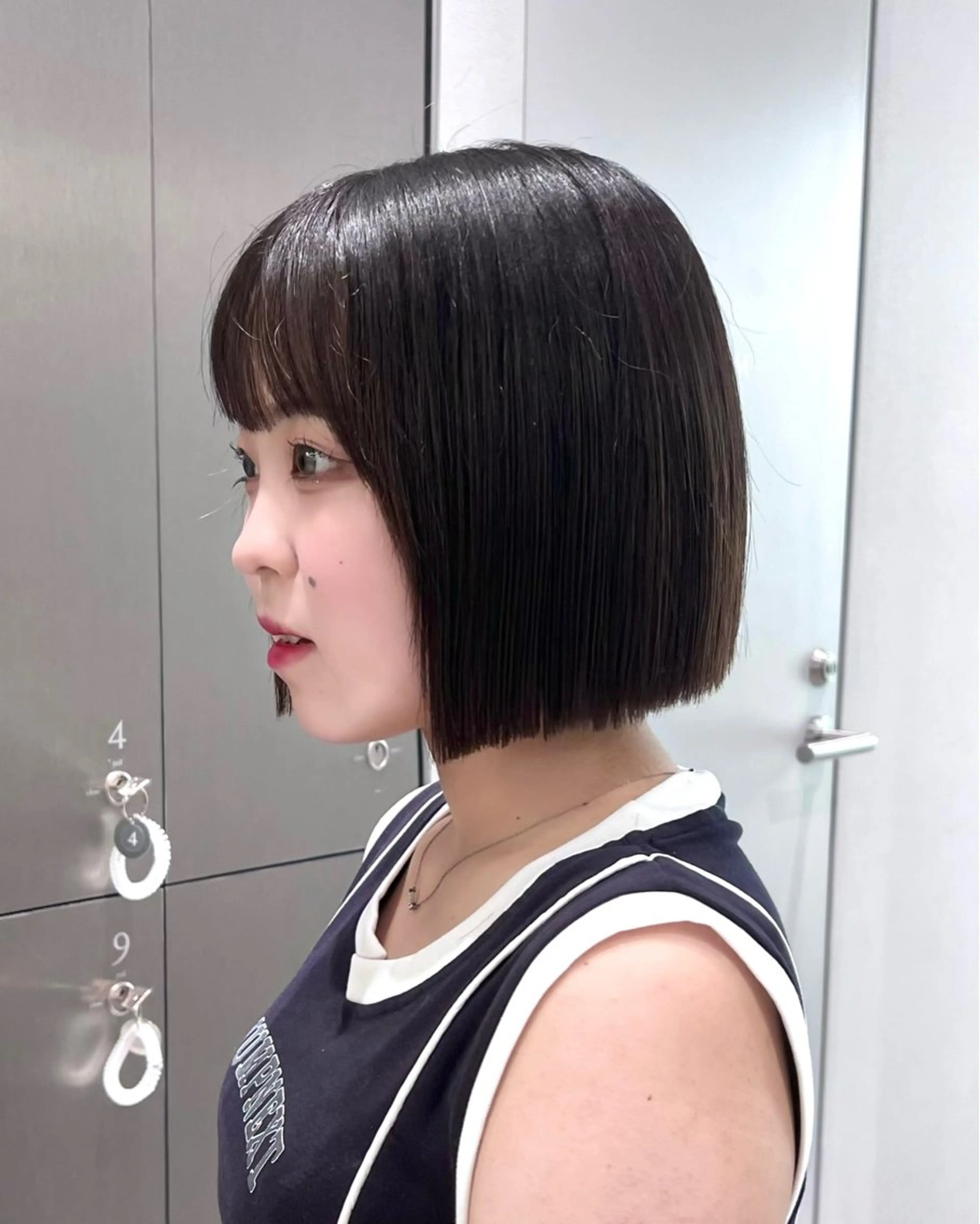 ショート カラー ヘアアレンジ カット ヘアカラー トリートメント ヘッドスパ ヘアセット ‎🤍韓国ボブ/ 縮毛矯正🪽‪ひかりのヘアスタイル