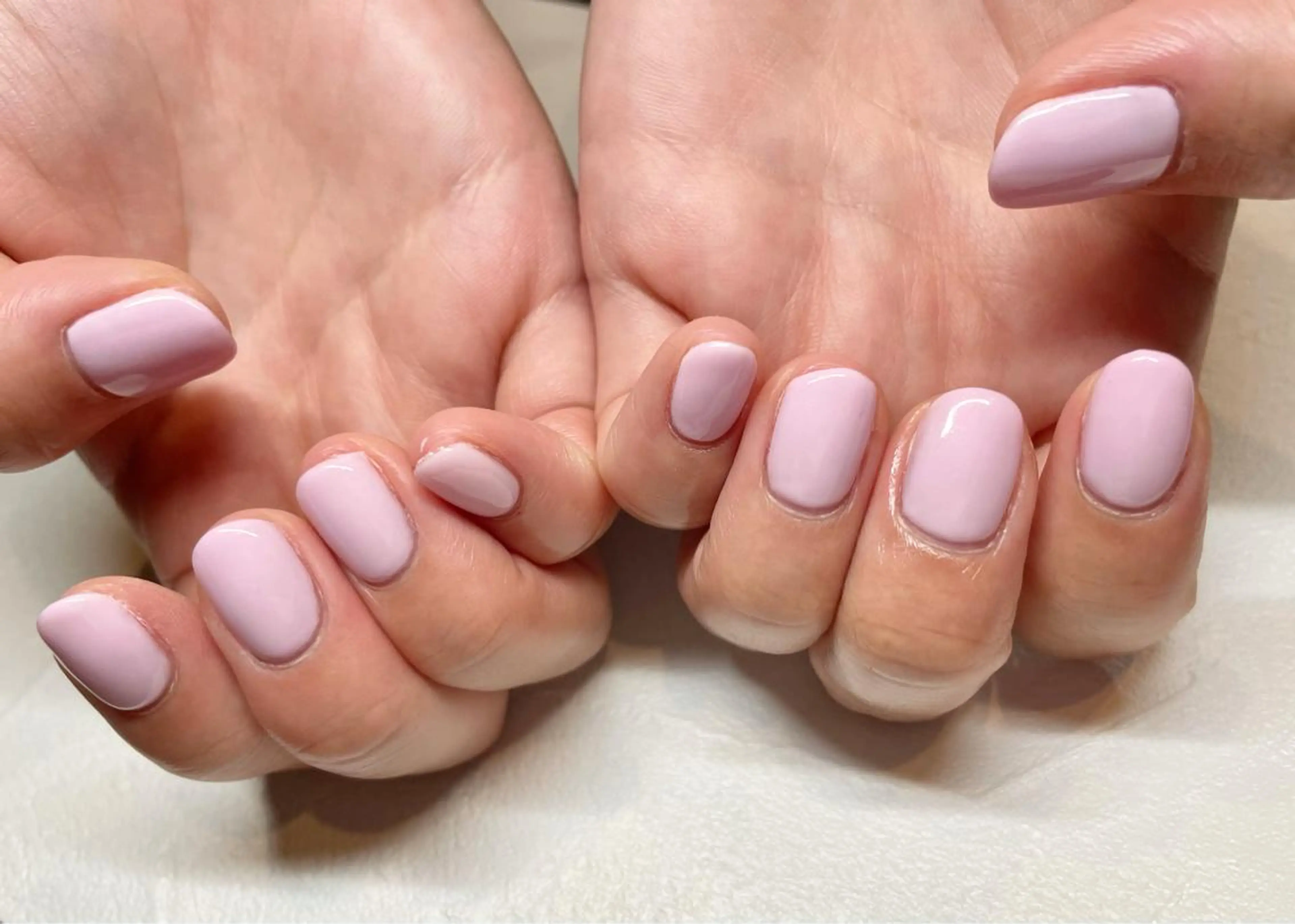 ネイル ワンカラーネイル ささき れいなのネイルデザイン