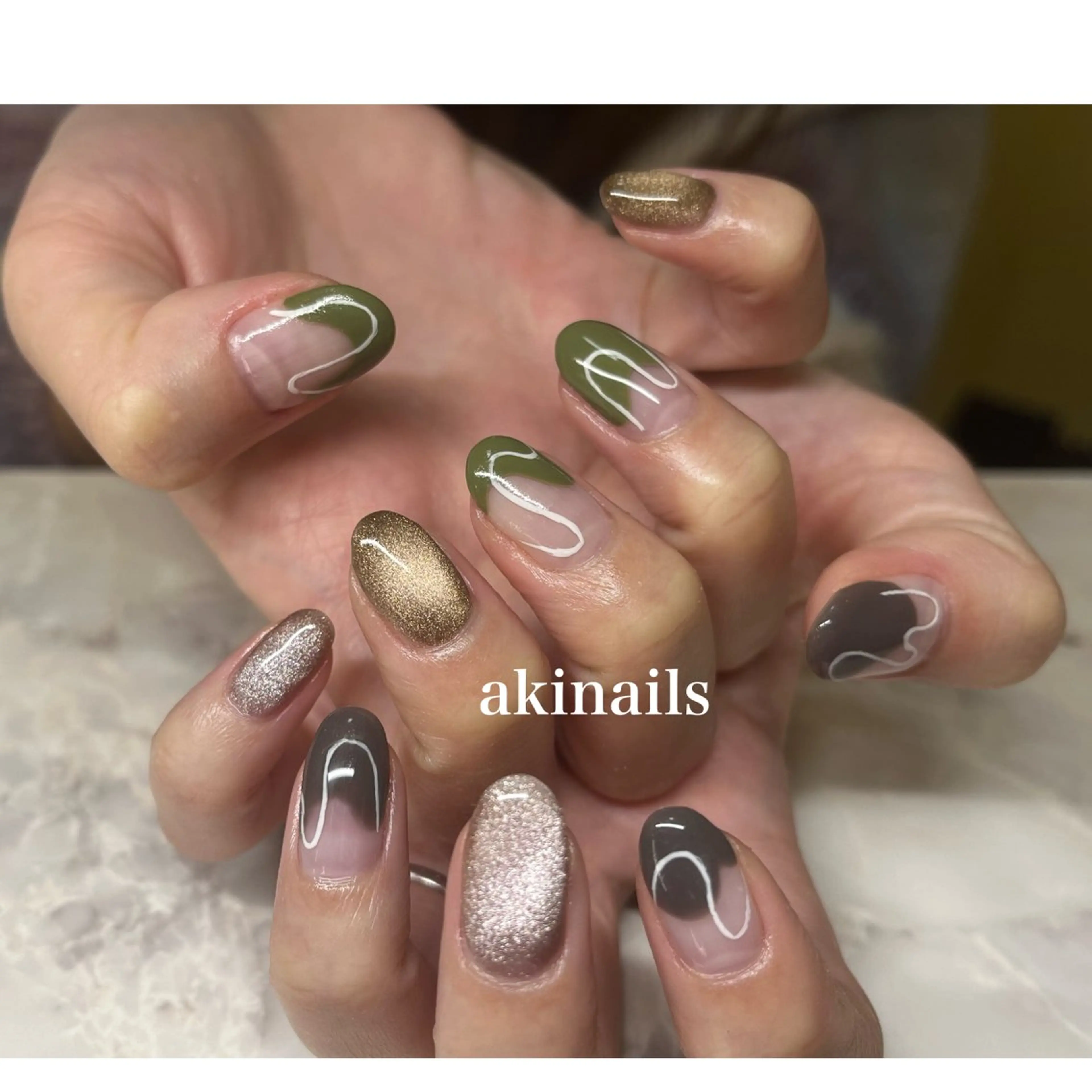 ネイル aki nailsのネイルデザイン
