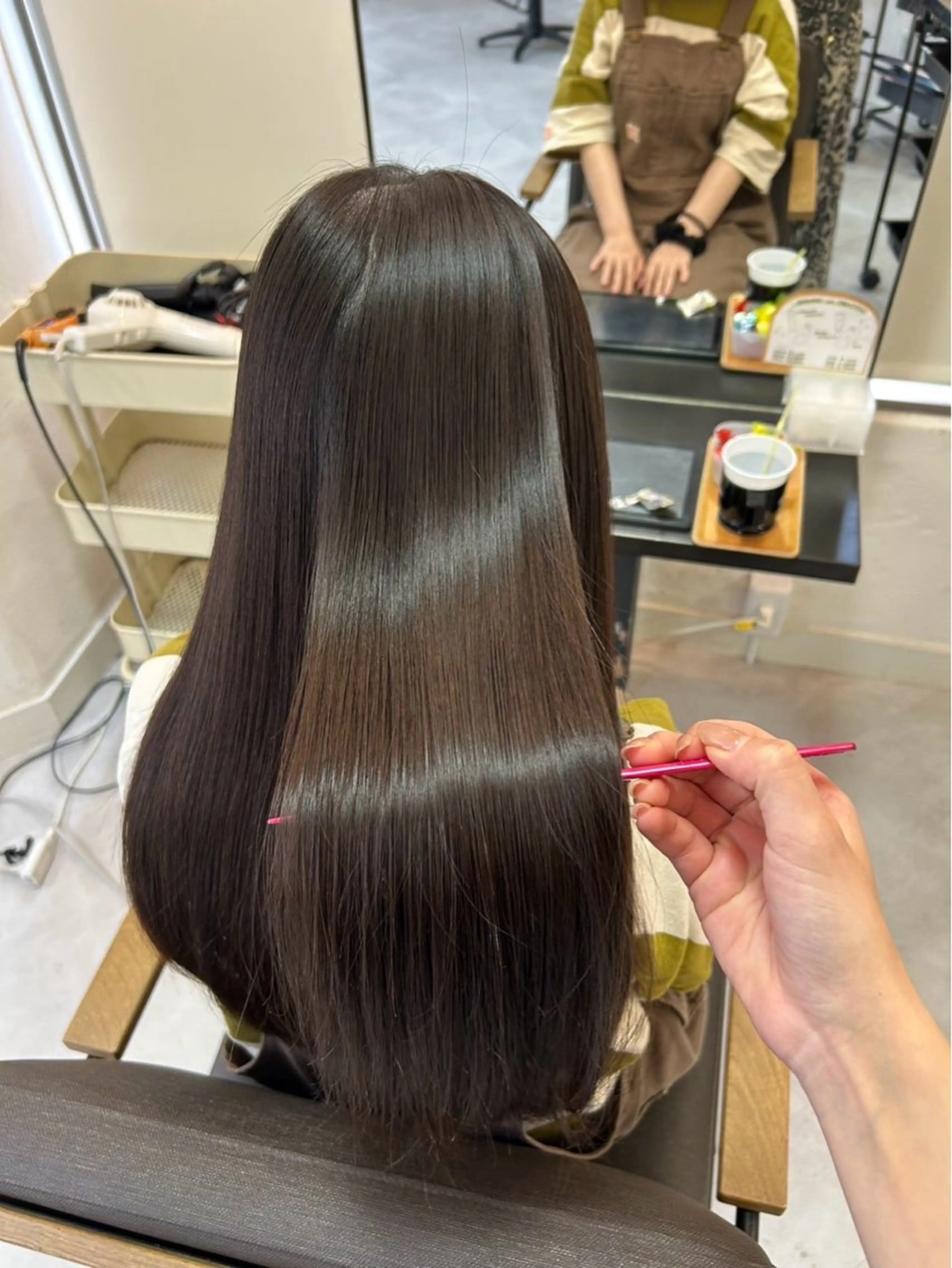 ロング トリートメント ヘッドスパ ACCOLE/ qualite/玲奈のヘアスタイル