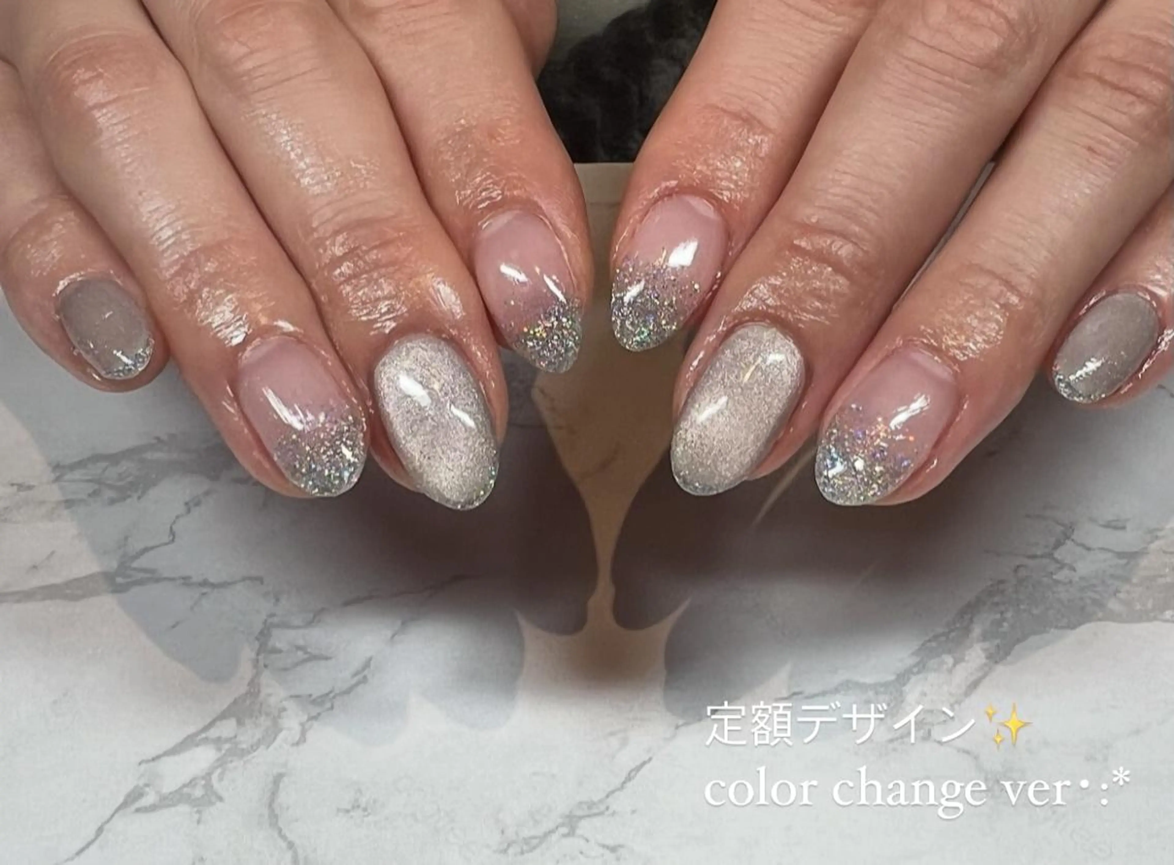 セミロング Bianca大名店 yonekuraのネイルデザイン