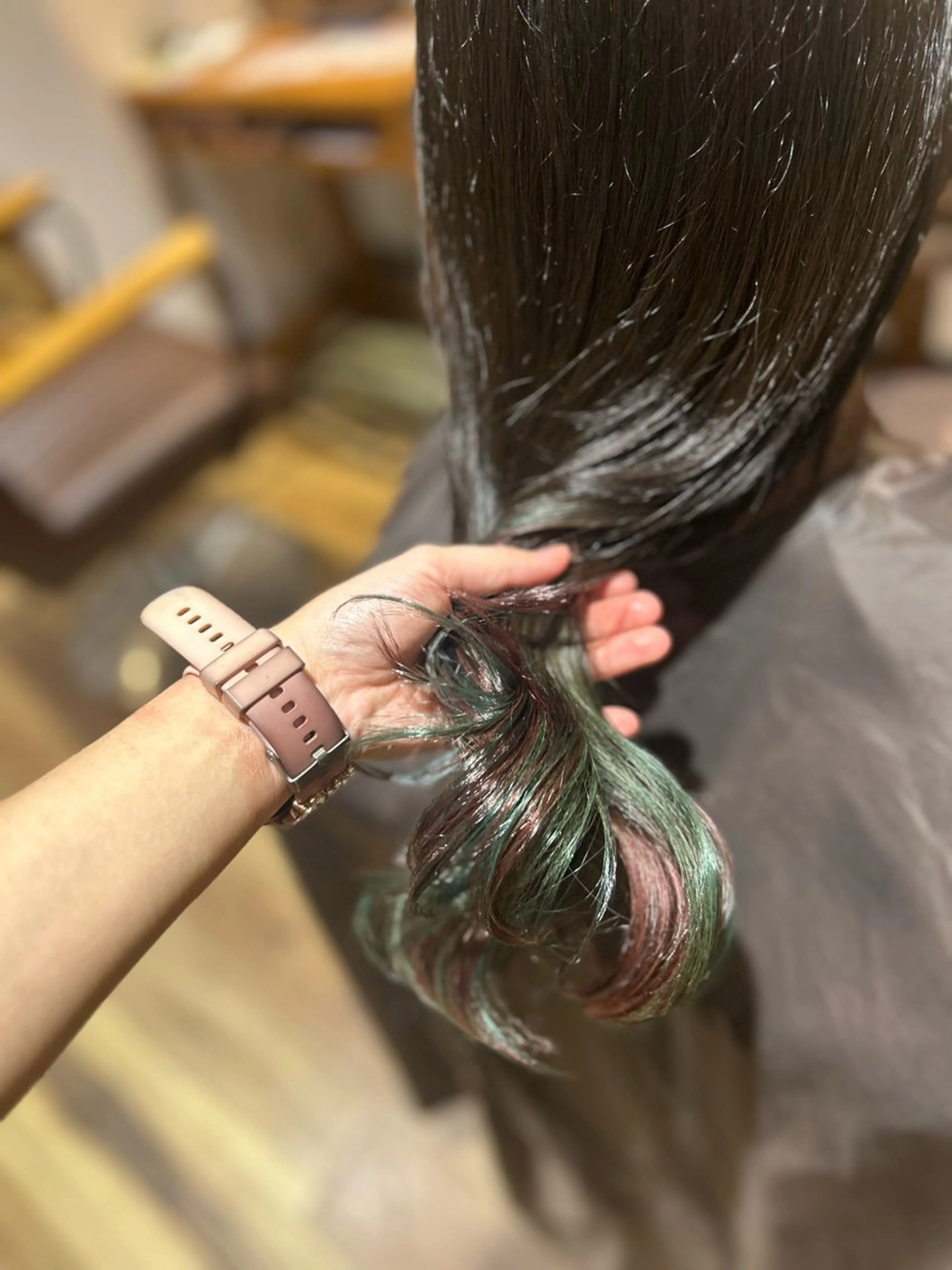 セミロング 🍒ケアカラー🍒 AKAね🤍のヘアスタイル