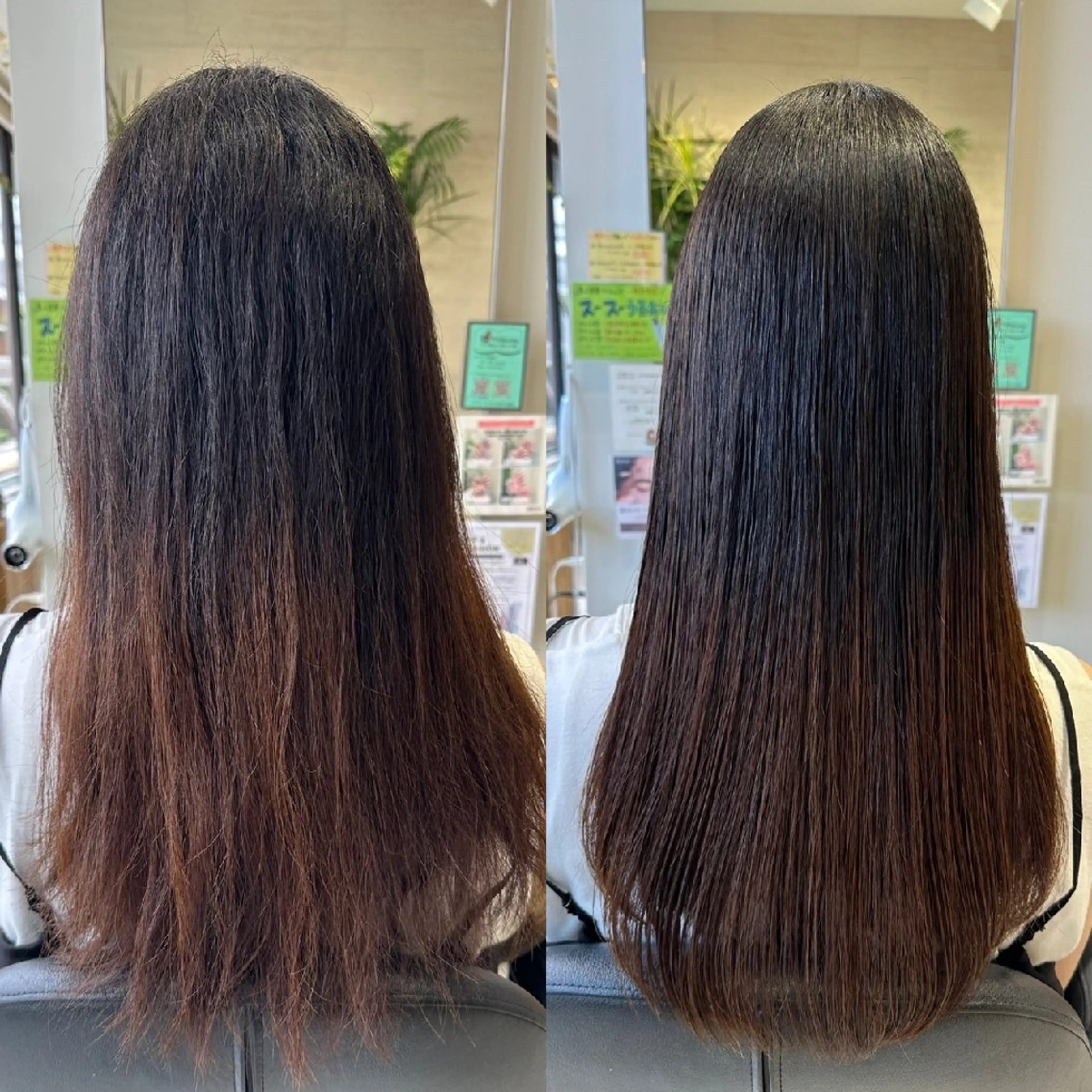 ロング 髪質改善/お呼ば れヘア/透明感カラーのヘアスタイル