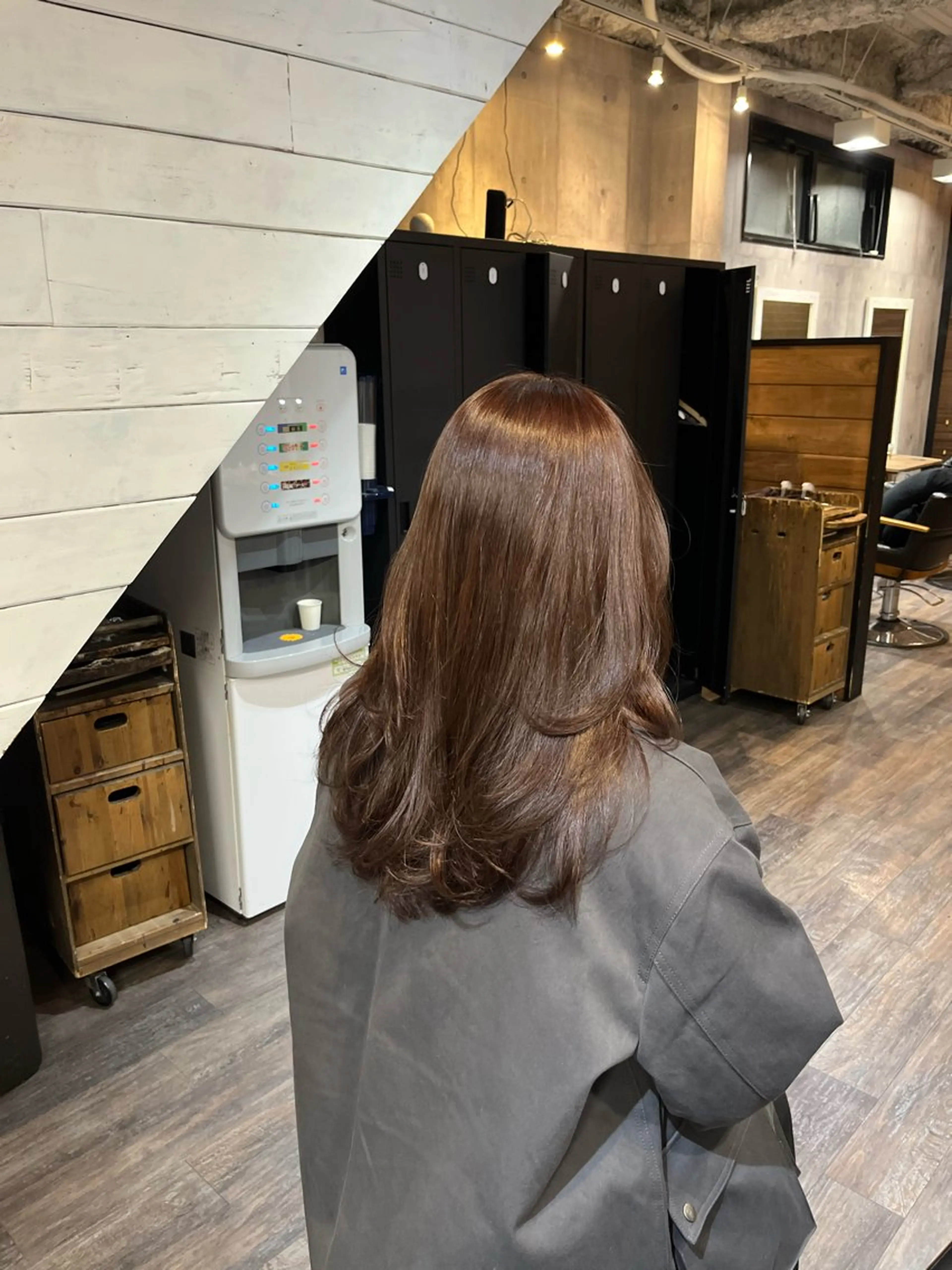 セミロング カラー HUGyokohama所属・🦨🌼 aoi🌼のヘアスタイル