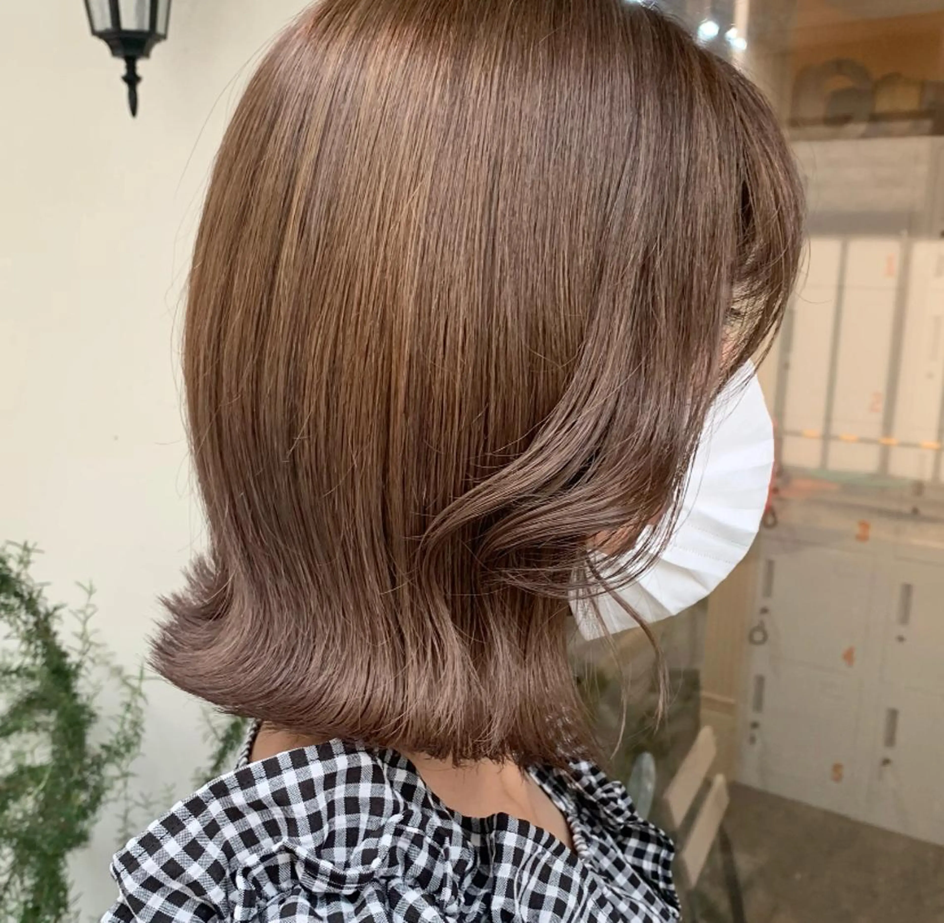 ミディアム 田中 優衣のヘアスタイル