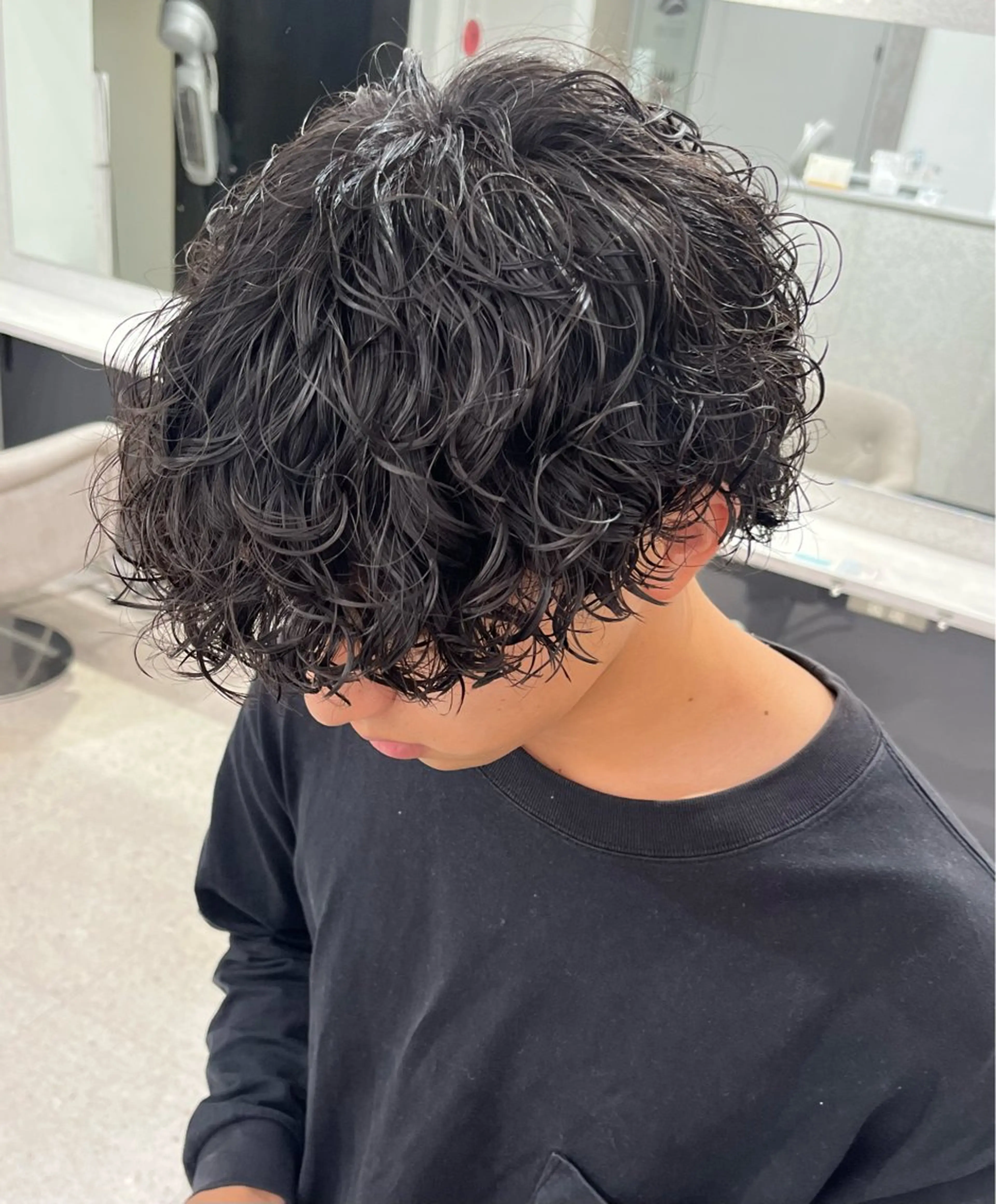 パーマ メンズ カット パーマ 🍐シャドウパーマ メンズ特化/守岡🍐のヘアスタイル