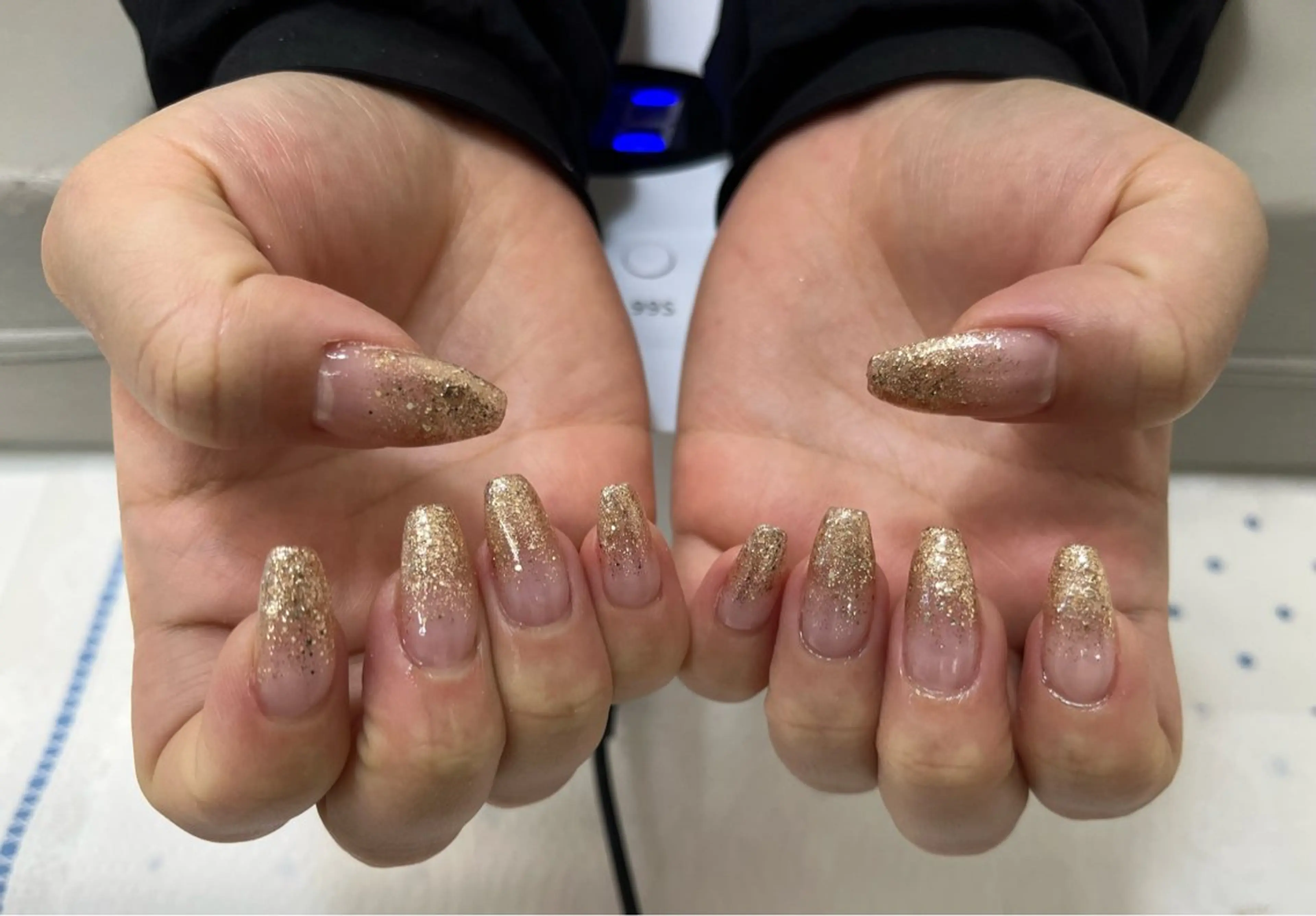 ネイル ラメ(グリッター) ラメグラデーション ハンドネイル UNELMA _YUUKAのネイルデザイン